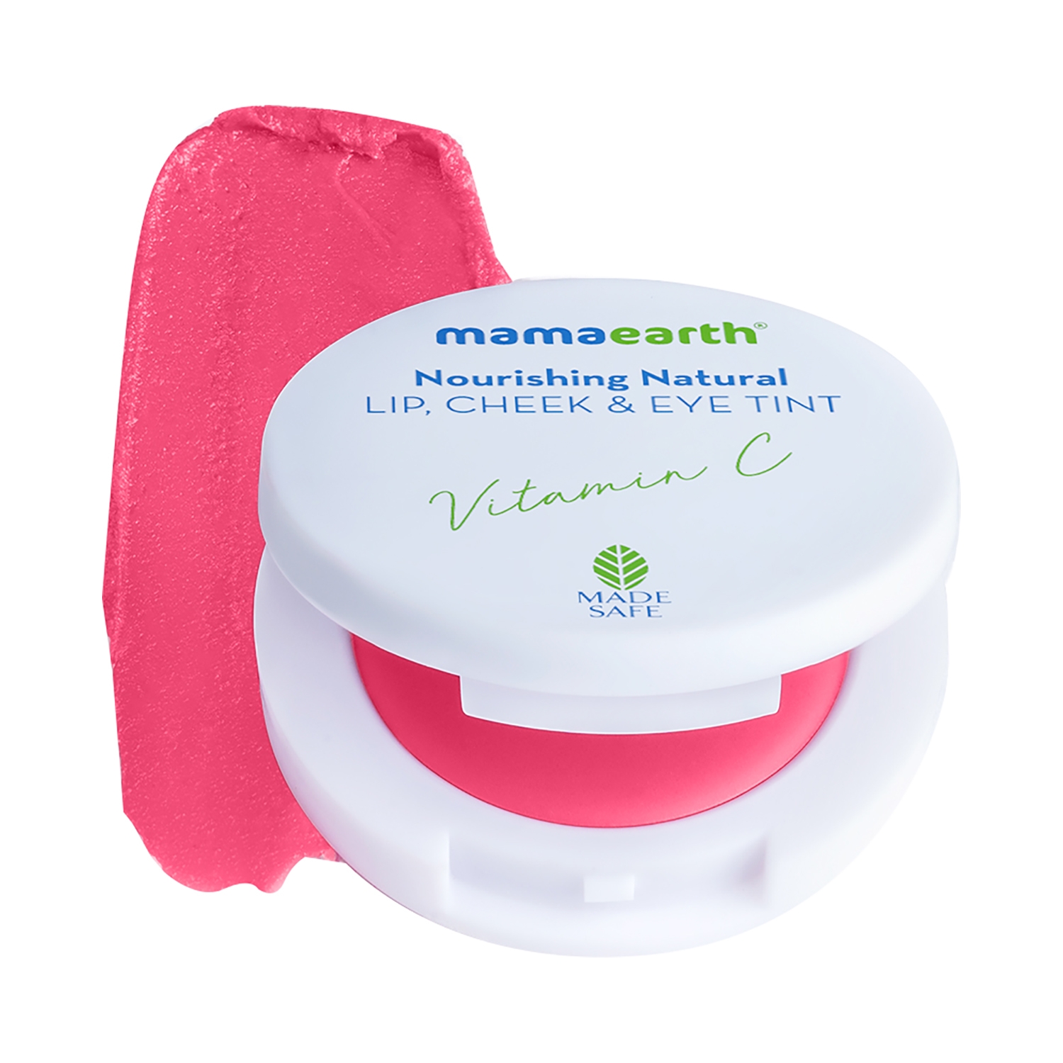 Mamaearth | Mamaearth Nourishing Natural Lip Cheek & Eye Tint - 01 Beet Red (4g)