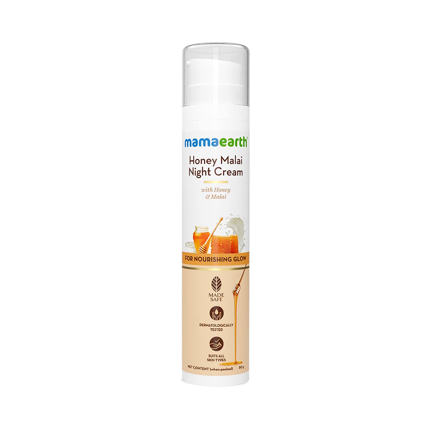 Mamaearth | Mamaearth Honey Malai Night Cream (50g)