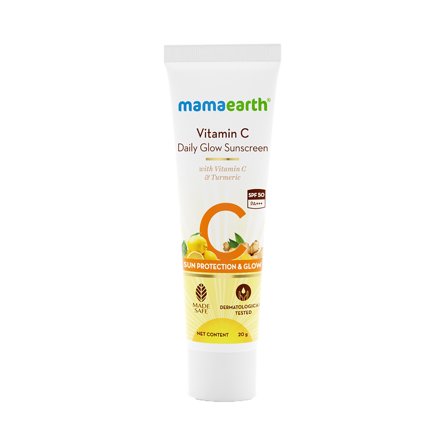 Mamaearth | Mamaearth Vitamin C Daily Glow Sunscreen SPF 50 PA++ (20g)