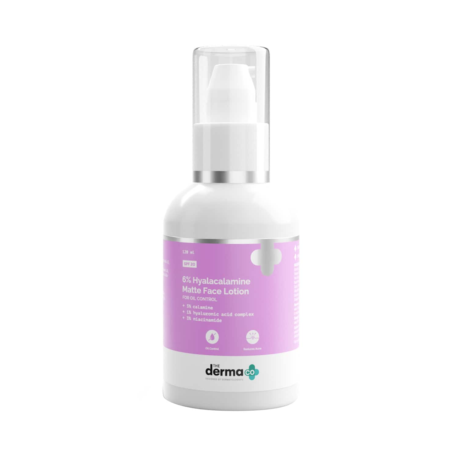 The Derma Co | The Derma Co 6% Hyala Calamine Matte Face Lotion (120ml)