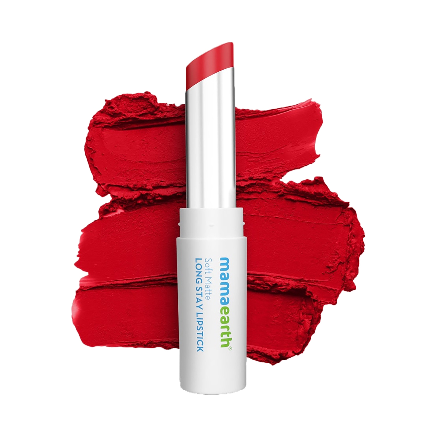Mamaearth | Mamaearth Moisture Soft Matte Longstay Lipstick - 07 Ruby Red (3.5g)