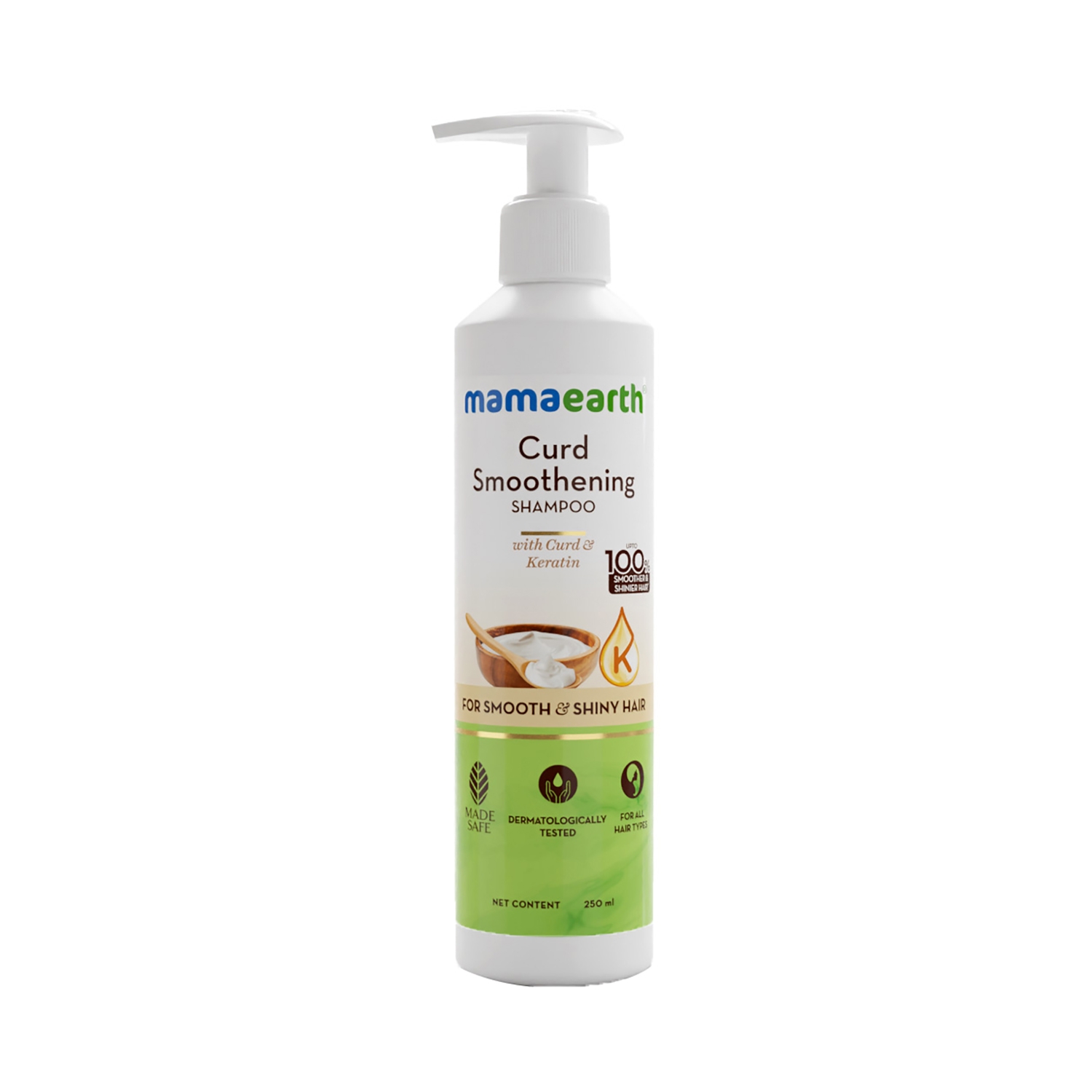 Mamaearth Curd Smoothening Shampoo (250ml)