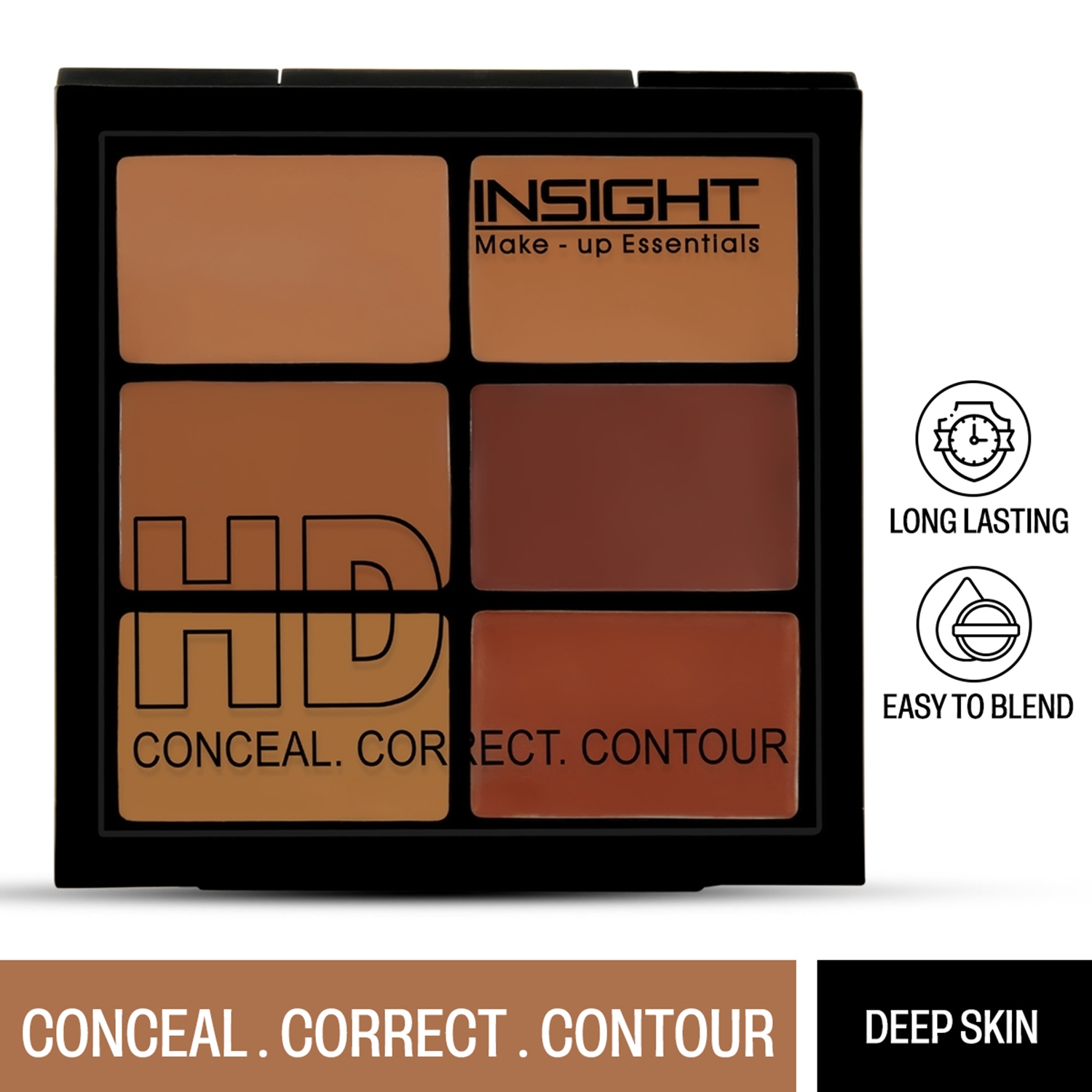 Insight Cosmetics HD Conceal Correct Contour - Deep Skin (12g)