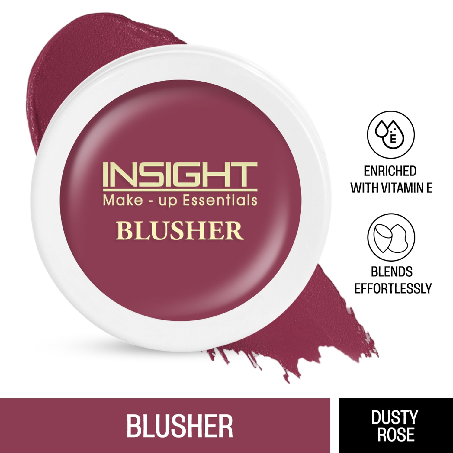 Insight Cosmetics Blusher - Dusty Rose (3.5g)