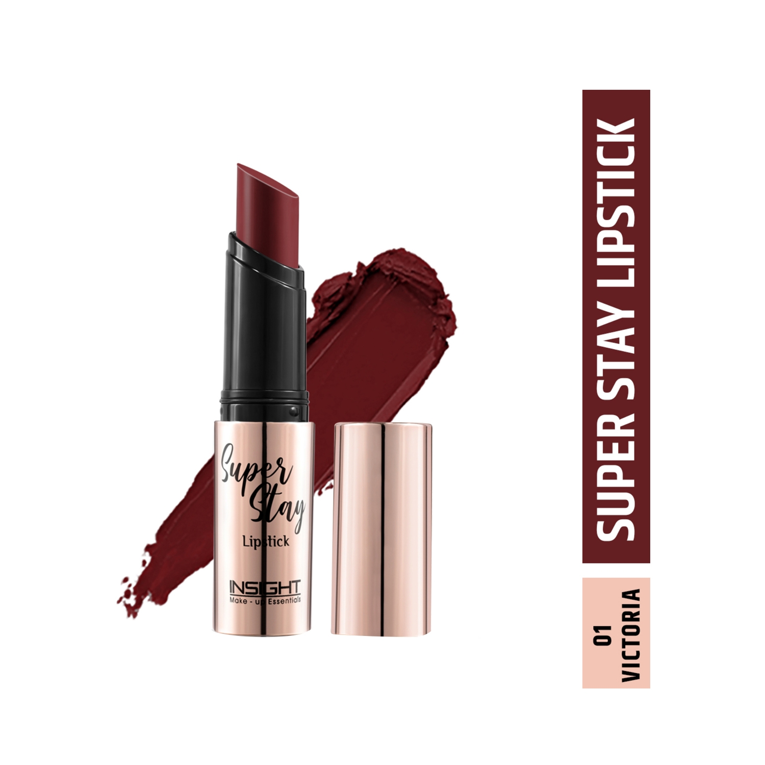 Insight Cosmetics Super Stay Lipstick - 01 Victoria (7g)