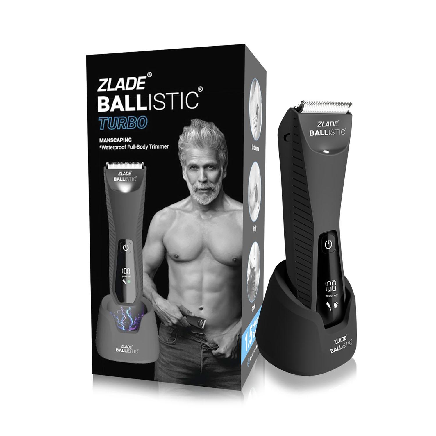 Zlade | Zlade Ballistic Manscaping Full-Body Trimmer TURBO 3.0 with Detachable Ceramic Blades