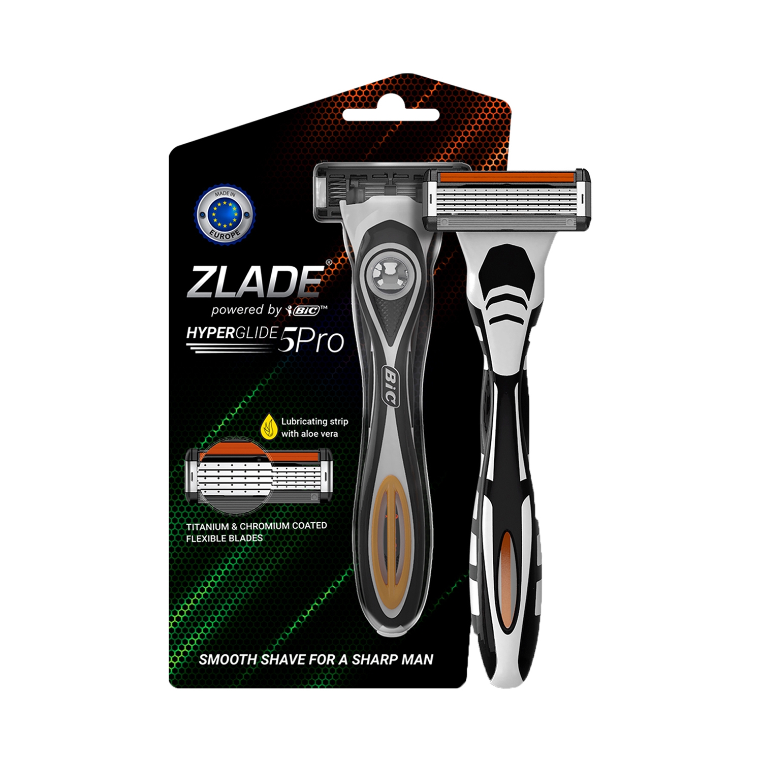 Zlade Hyperglide 5 Pro Sports Edition Shaving Razor For Men