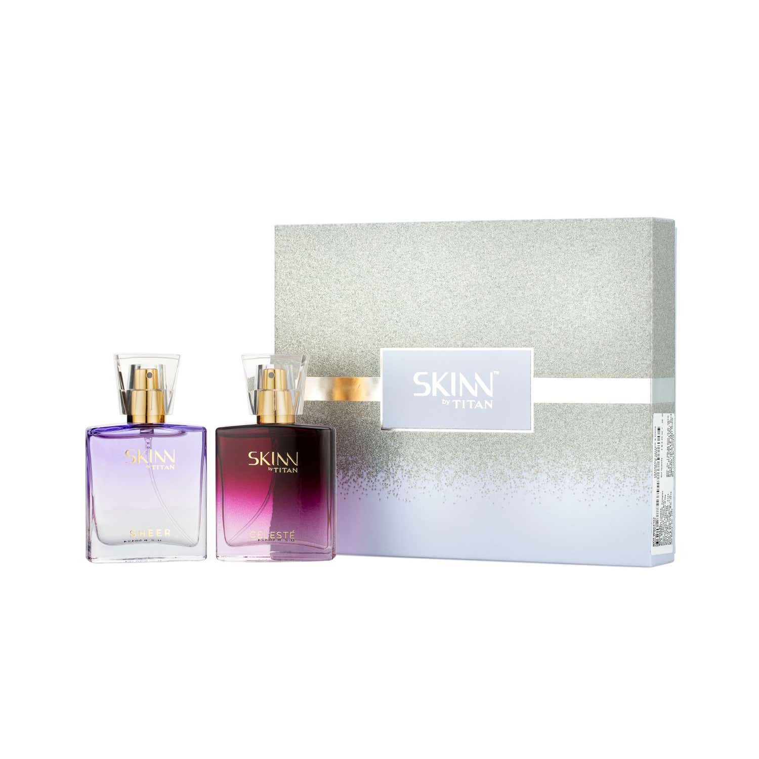 Skinn by Titan | Skinn by Titan Celeste and Sheer Eau De Parfum for Women (2Pcs)