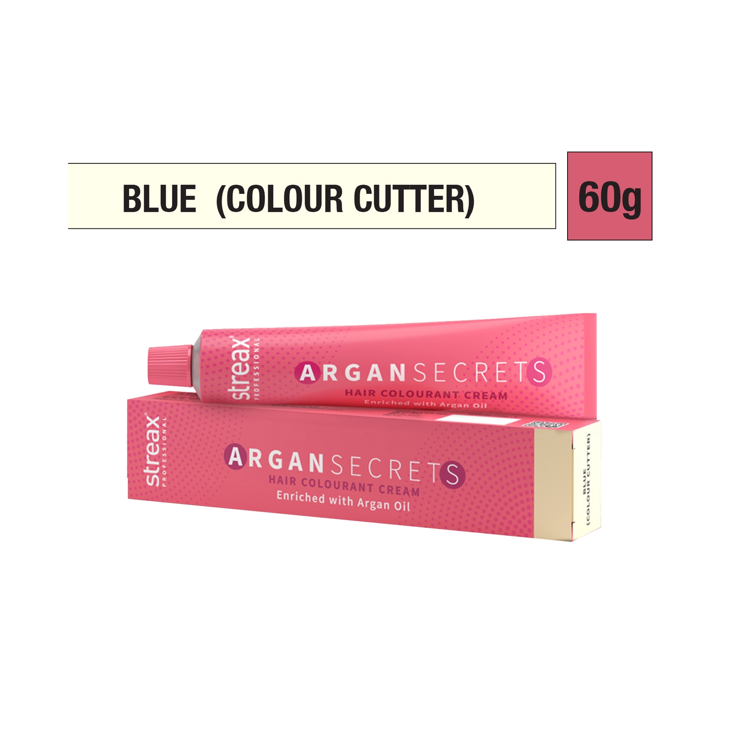 Streax Professional | Streax Professional Argan Secrets Hair Colorant Cream - Blue (60g)