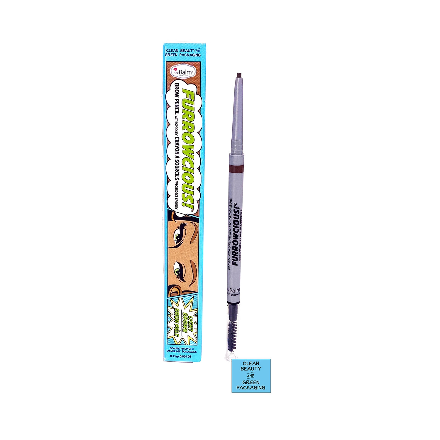 theBalm Cosmetics Furrowcious Brow Pencil With Spoolie - Light Brown (0.09g)