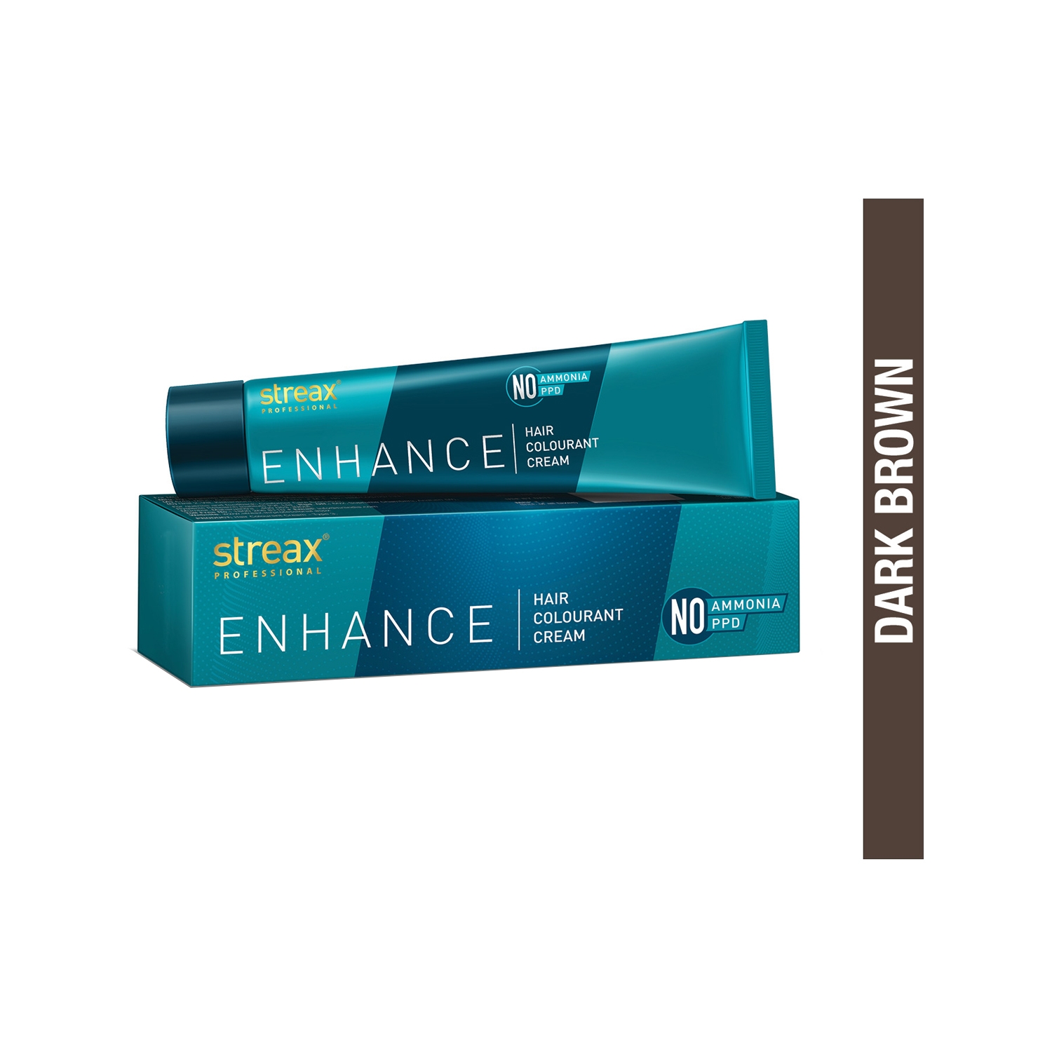 Streax Professional | Streax Professional Enhance Hair Colorant Cream - 3 Dark Brown (90g)