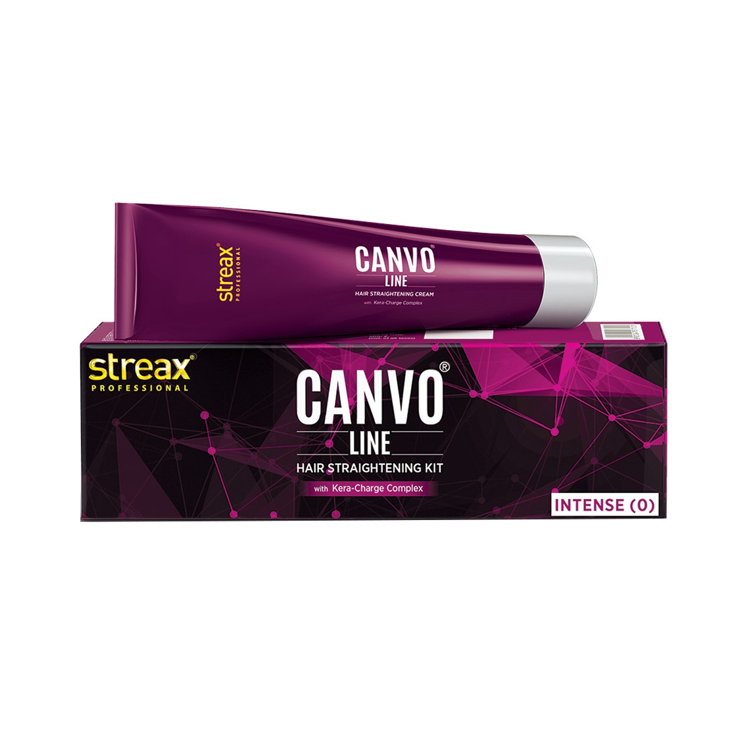 Streax Professional | Streax Professional Canvoline Hair Straightening Cream Intense With Kera-Charge (160g)