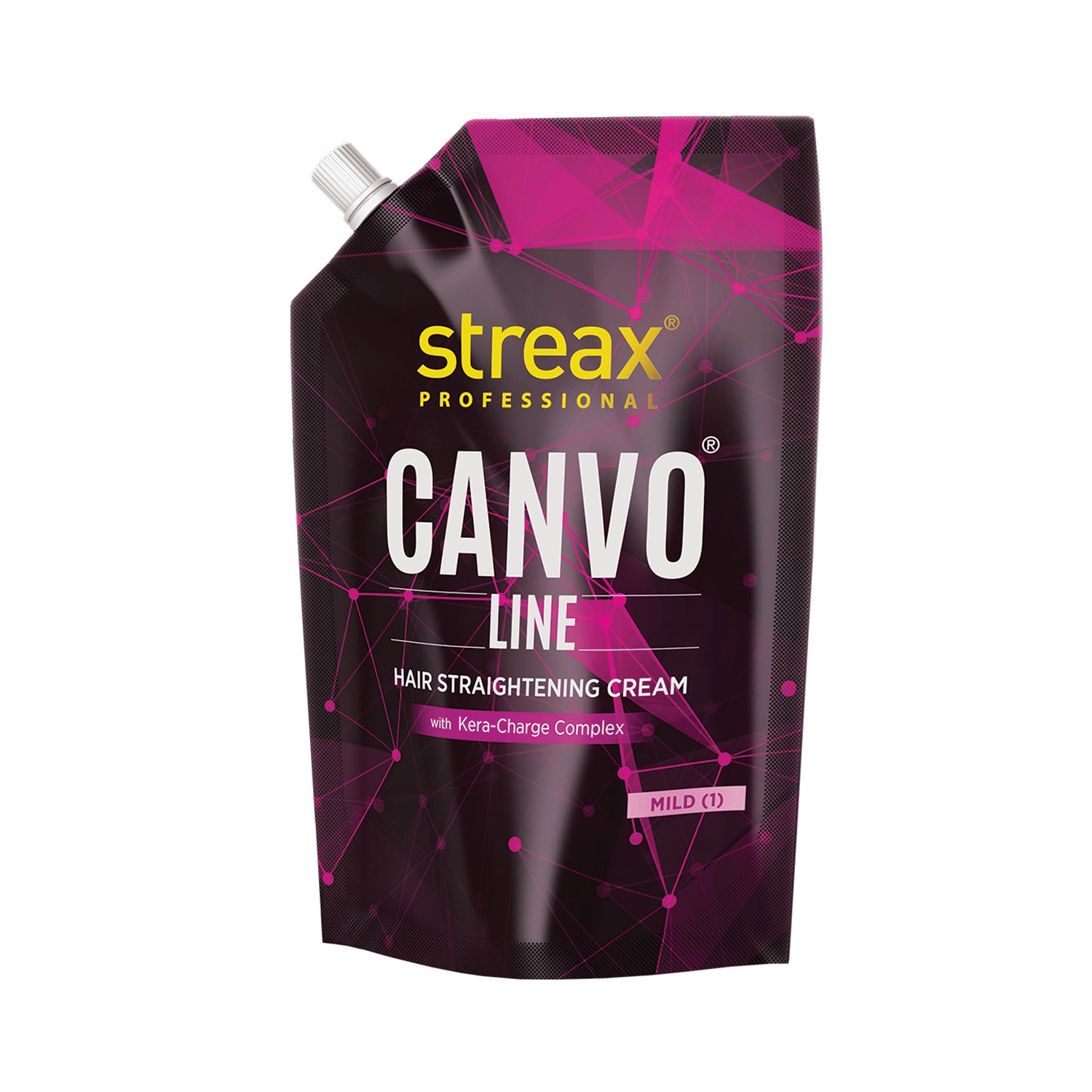 Streax Professional | Streax Professional Canvoline Hair Straightening Cream Mild With Kera-Charge (160g)