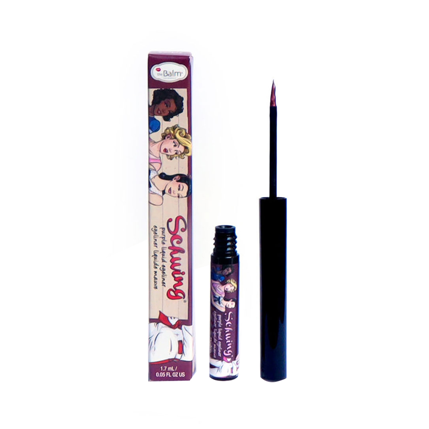 theBalm Cosmetics Schwing Liquid Eyeliner - Purple (1.7ml)