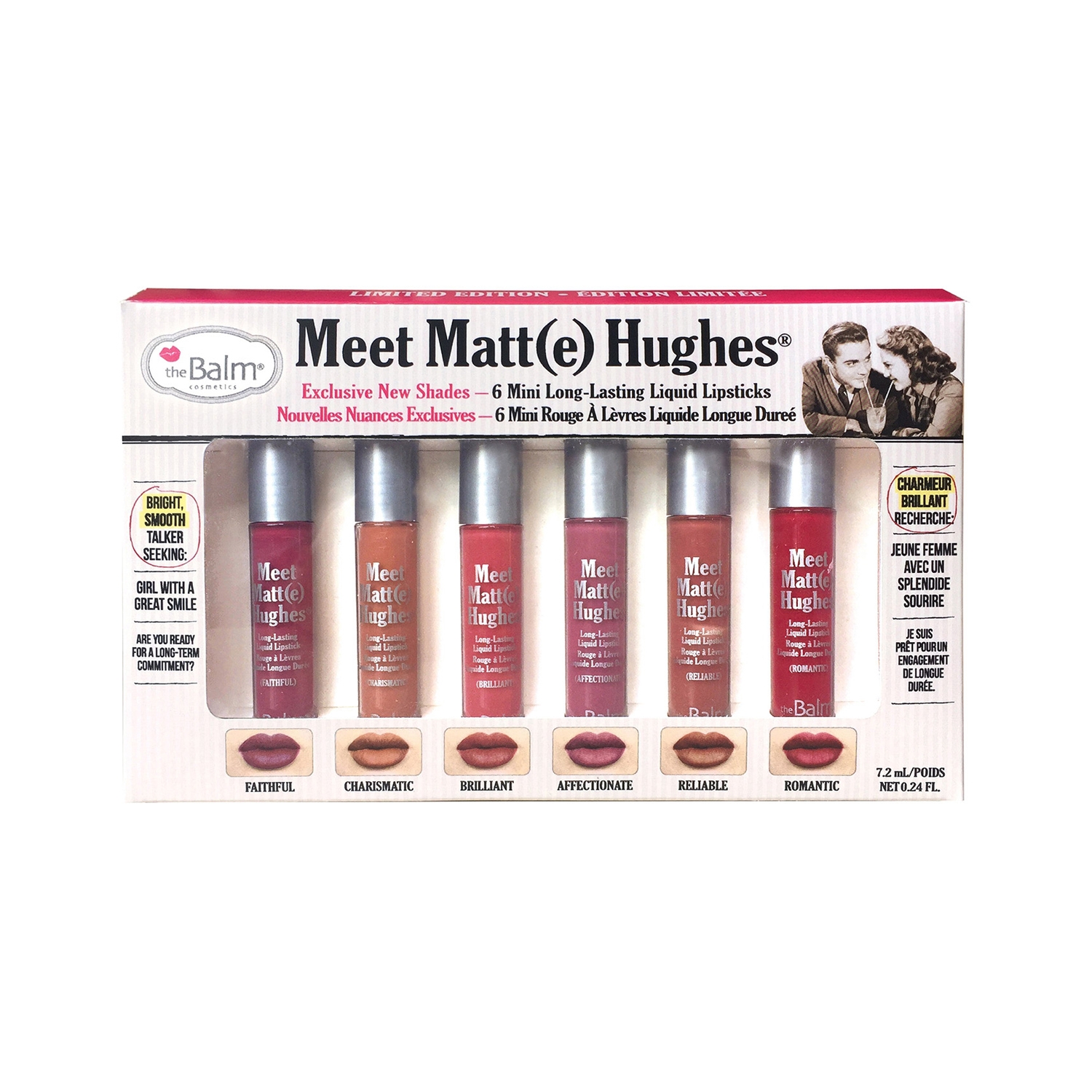 theBalm Cosmetics | theBalm Cosmetics Meet Matte Hughes Liquid Lipsticks Mini Kit - #2 (6Pcs)