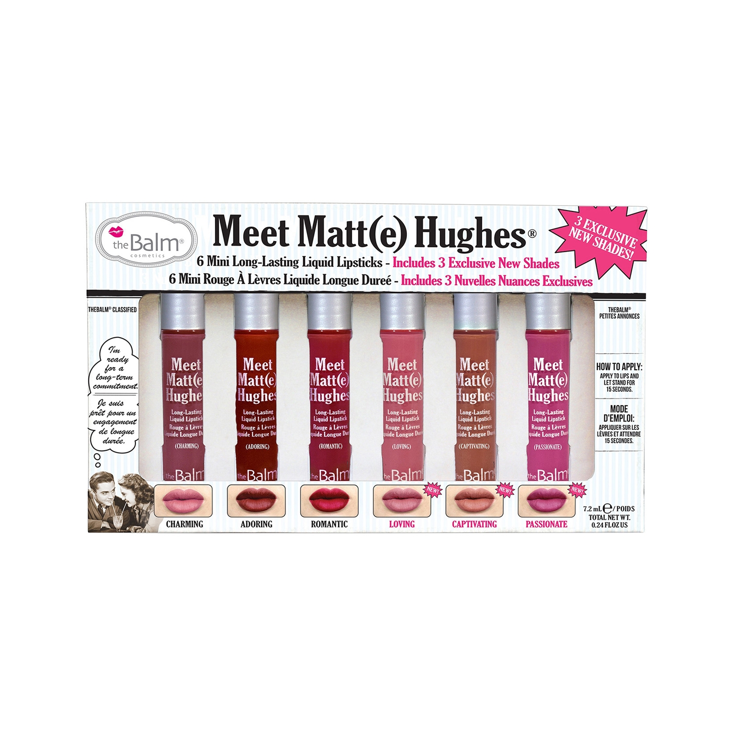 theBalm Cosmetics | theBalm Cosmetics Meet Matte Hughes Liquid Lipsticks Mini Kit - #3 (6Pcs)