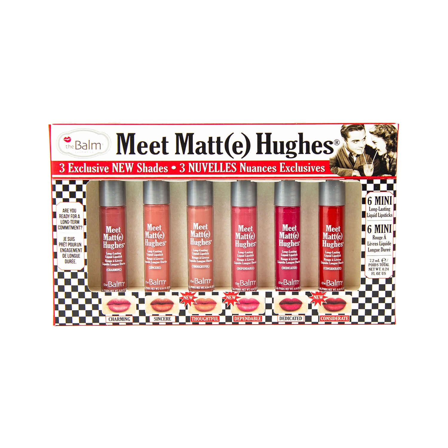 theBalm Cosmetics | theBalm Cosmetics Meet Matte Hughes Liquid Lipsticks Mini Kit - #14 (6Pcs)