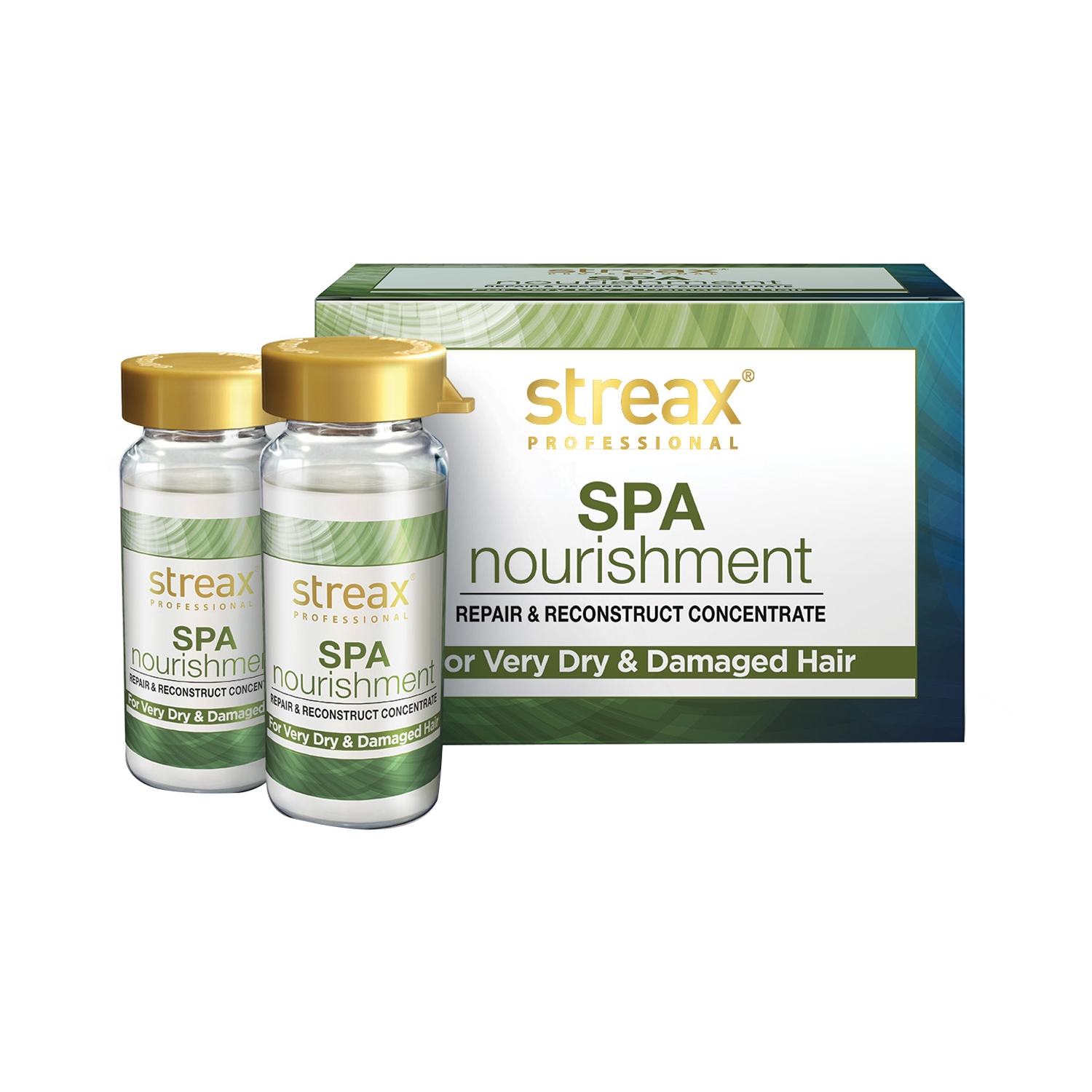 Streax Professional | Streax Professional Spa Nourishment Repair & Reconstruct Concentrate (60ml)