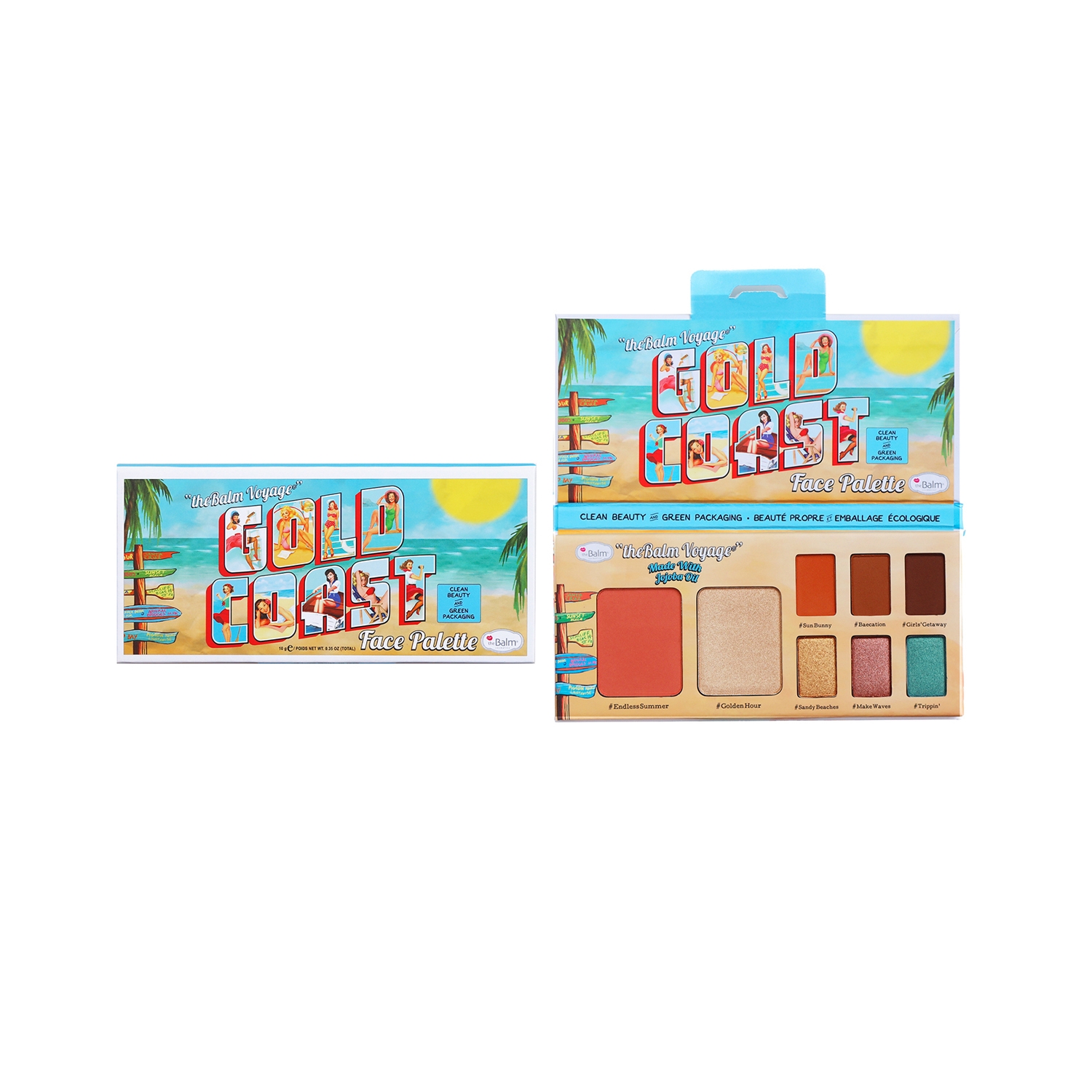 theBalm Cosmetics | theBalm Cosmetics Voyage Gold Coast Face Palette - Multicolor (10g)