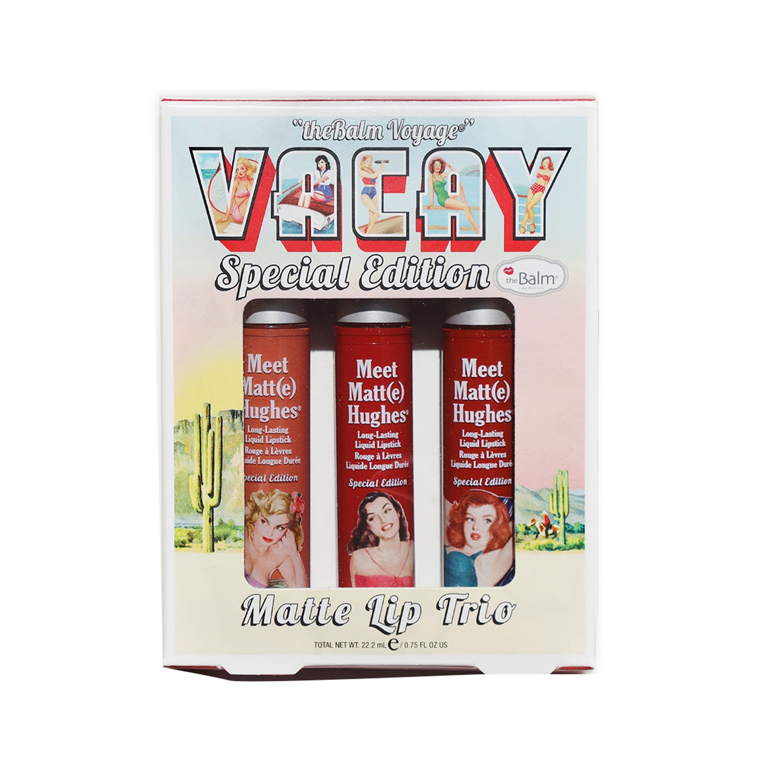 theBalm Cosmetics | theBalm Cosmetics Voyage Vacay Trio Meet Matte Hughes Liquid Lipstick - (3Pcs)