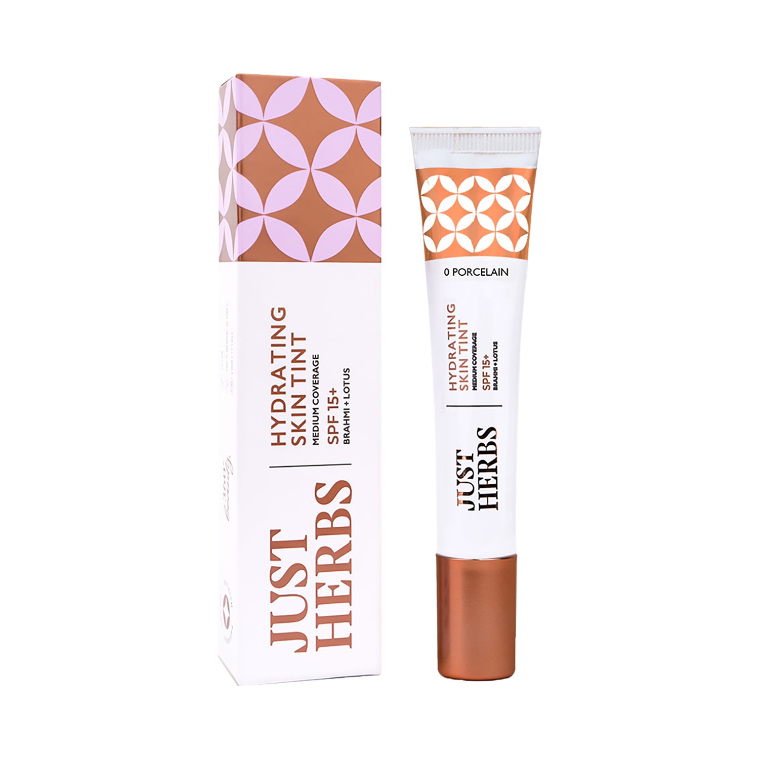 Just Herbs Enriched Hydrating Skin Tint SPF 15+ - 0 Porcelain (20g)