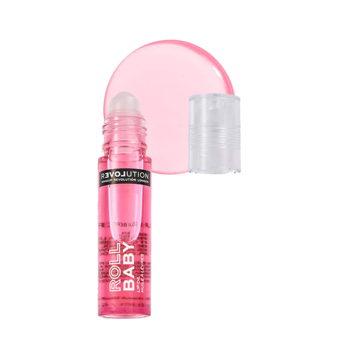 Makeup Revolution | Makeup Revolution Relove Roll Baby Lip Oil - Goji Berry (5ml)