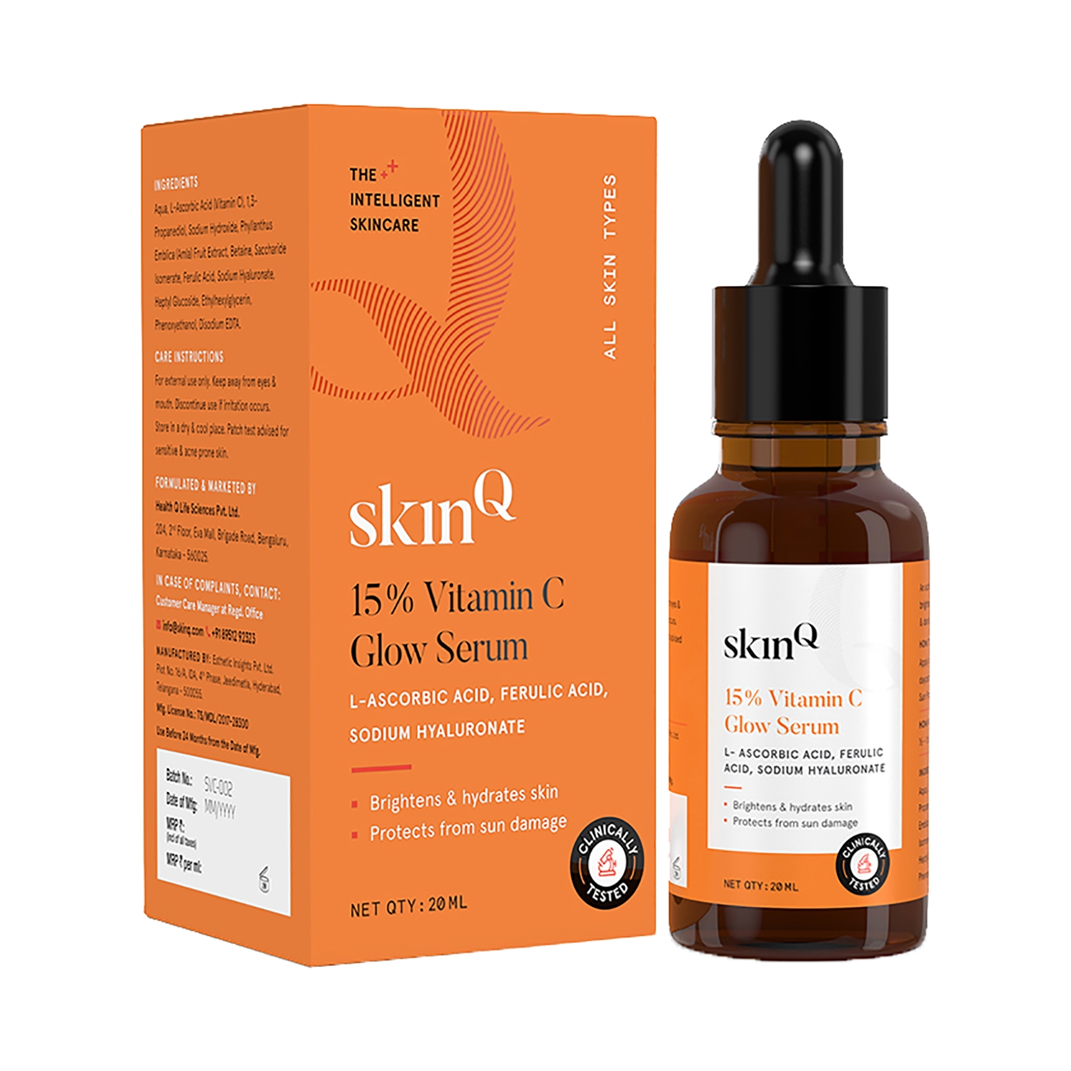 SkinQ | SkinQ 15% Vitamin C Glow Serum (20ml)