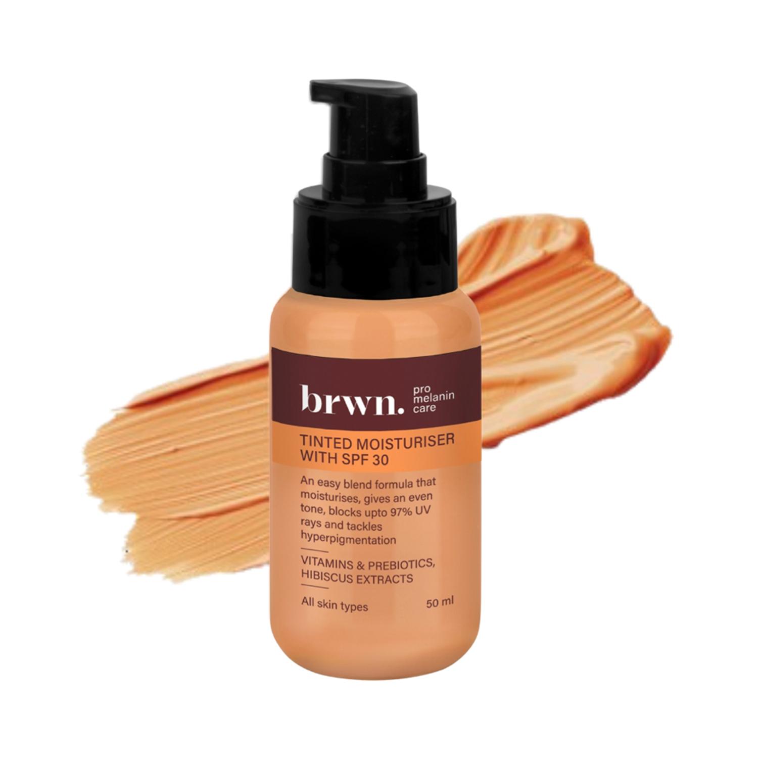 Brwn Pro Melanin Care | Brwn Pro Melanin Care Tinted Moisturiser with SPF 30 BB Cream Redefined - Almond (50ml)