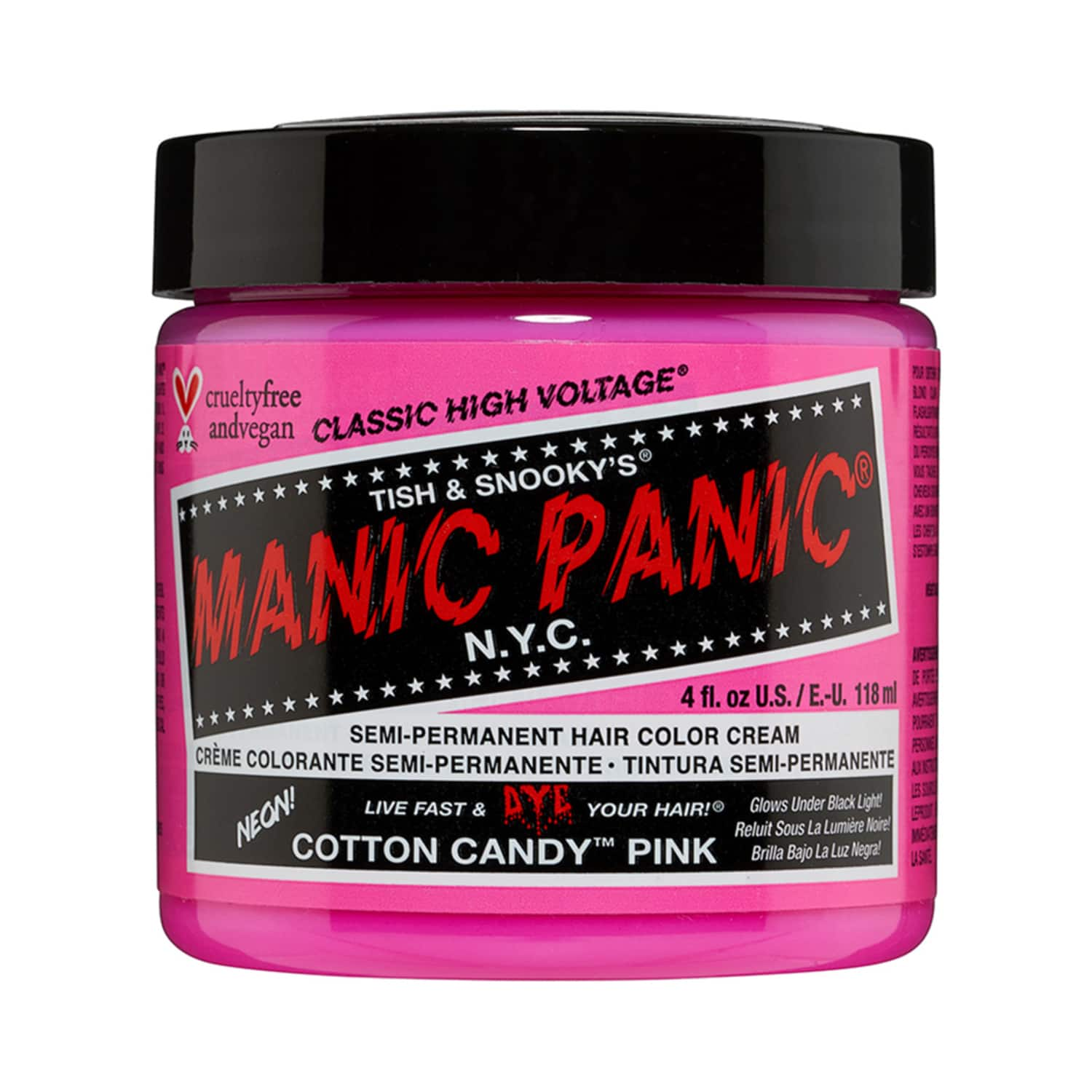 Manic Panic | Manic Panic Classic High Voltage Semi Permanent Hair Color Cream - Cotton Candy (118ml)