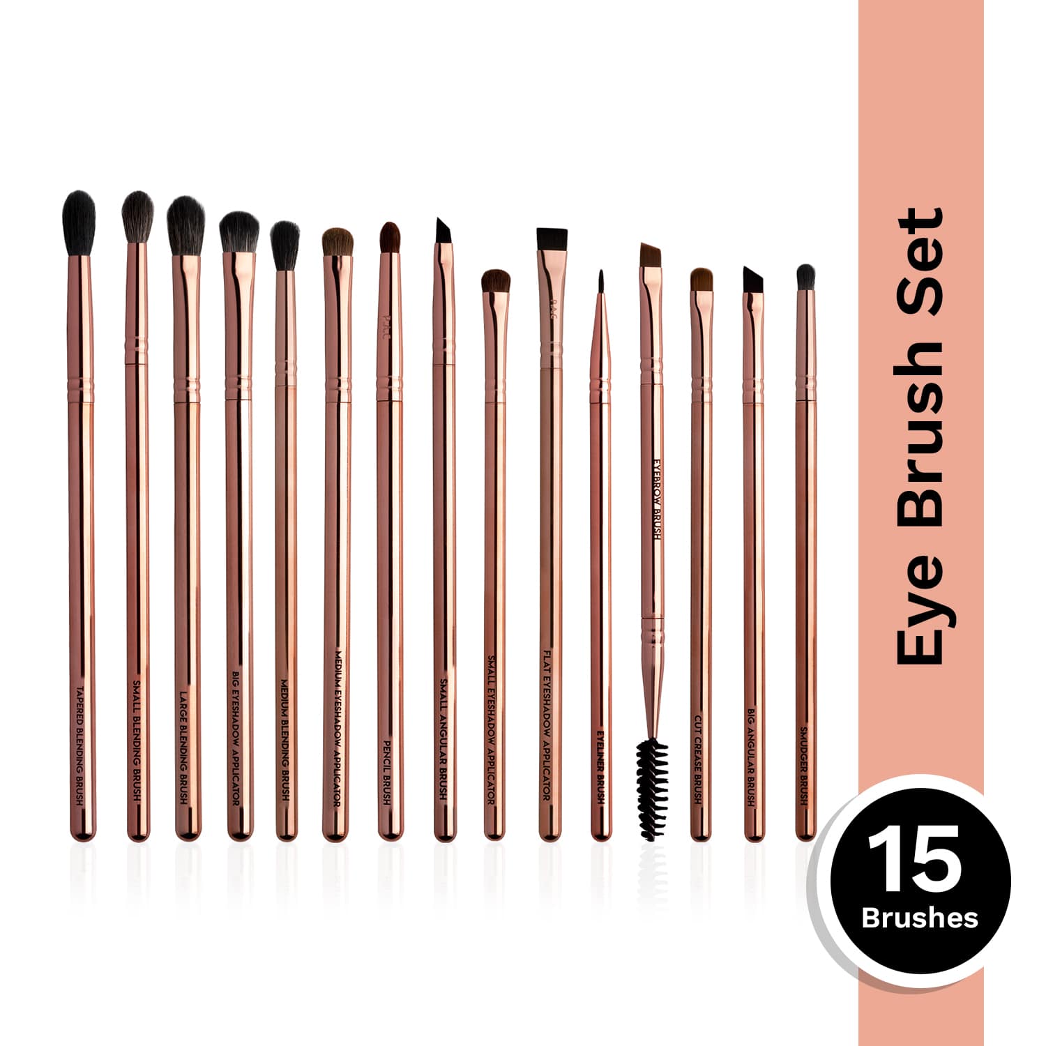 PAC | PAC Eyeconic Limited Edition Brush Kit - Rose Gold (15 Pcs)
