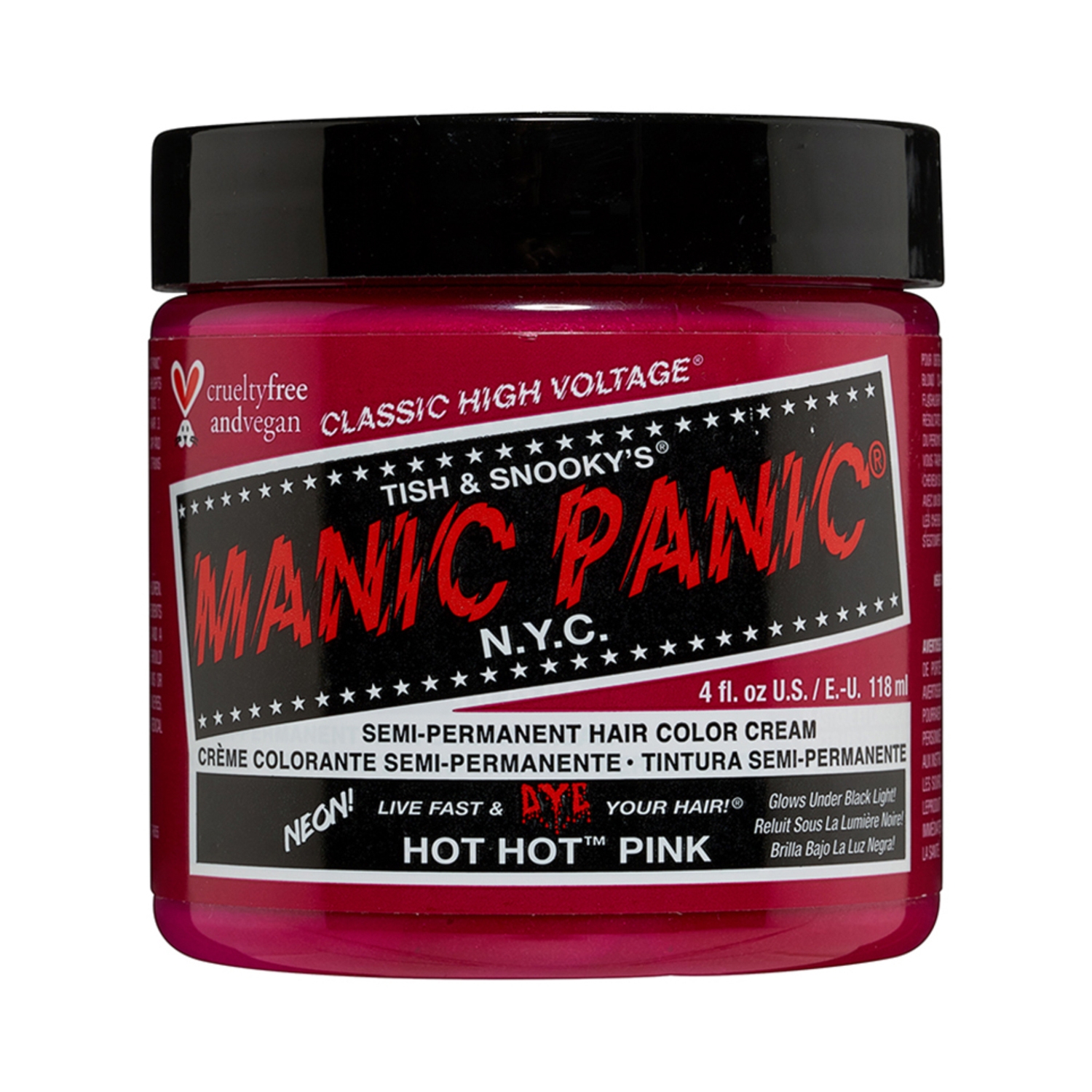 Manic Panic | Manic Panic Classic High Voltage Semi Permanent Hair Color Cream - Hot Hot Pink (118ml)