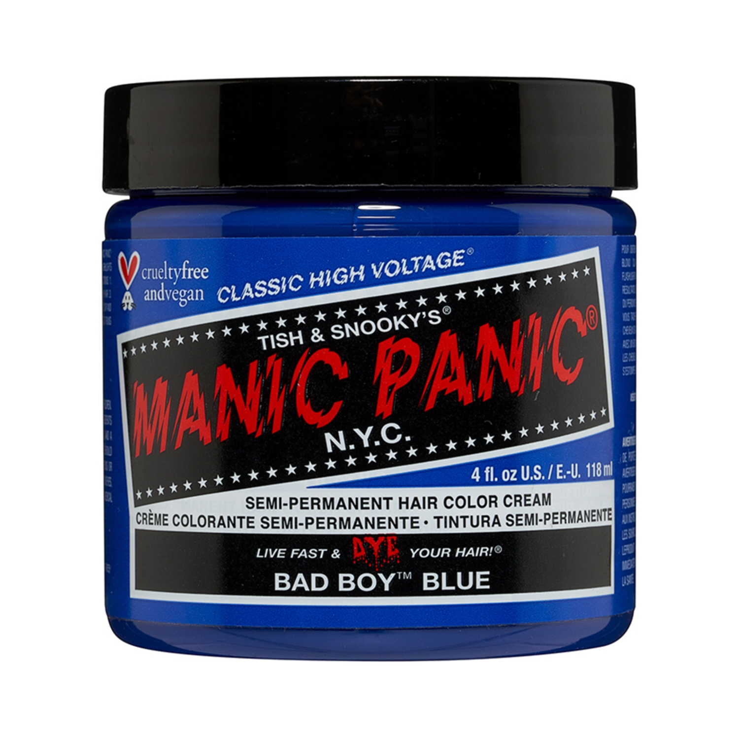 Manic Panic | Manic Panic Classic High Voltage Semi Permanent Hair Color Cream - Bad Boy Blue (118ml)
