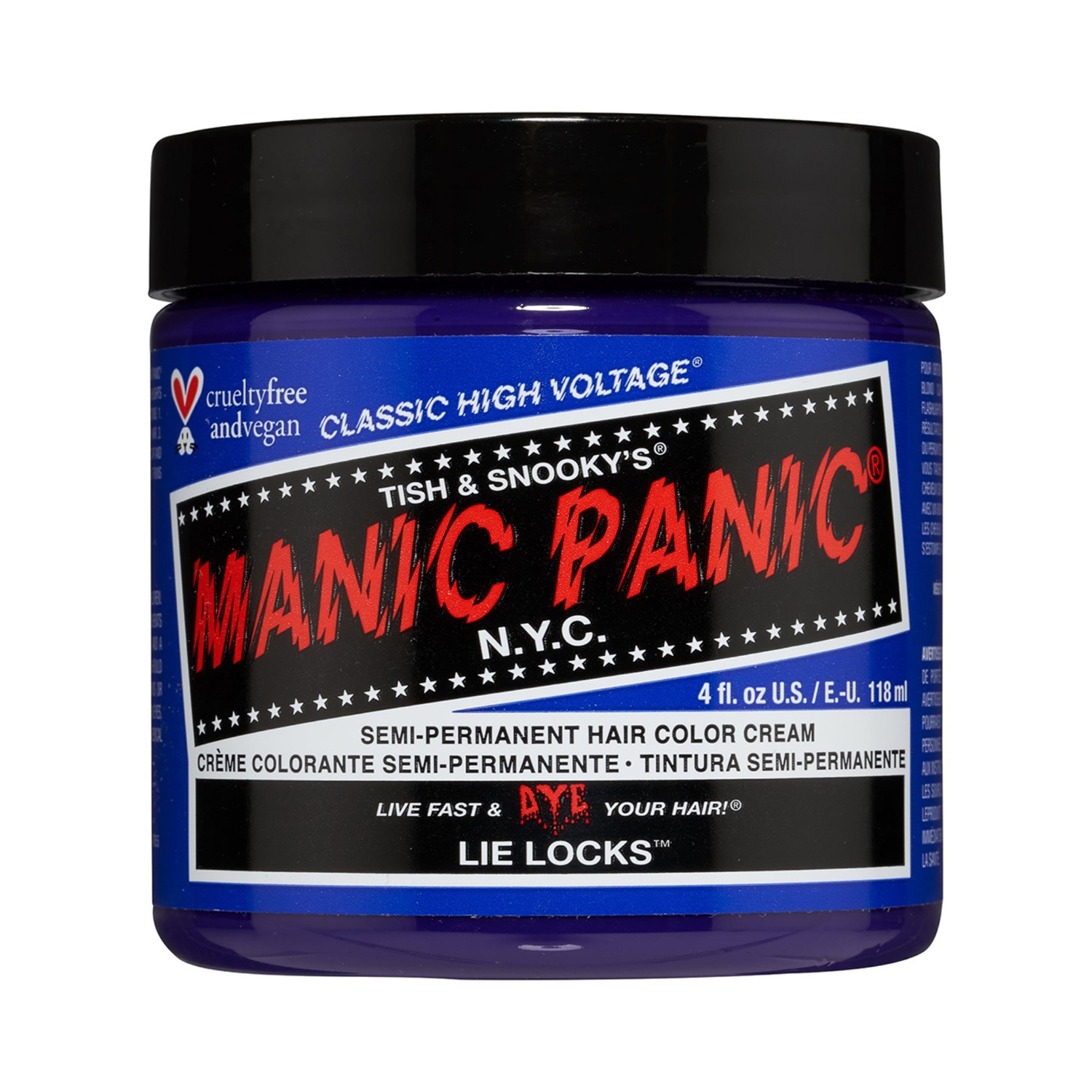 Manic Panic | Manic Panic Classic High Voltage Semi Permanent Hair Color Cream - Lie Locks (118ml)