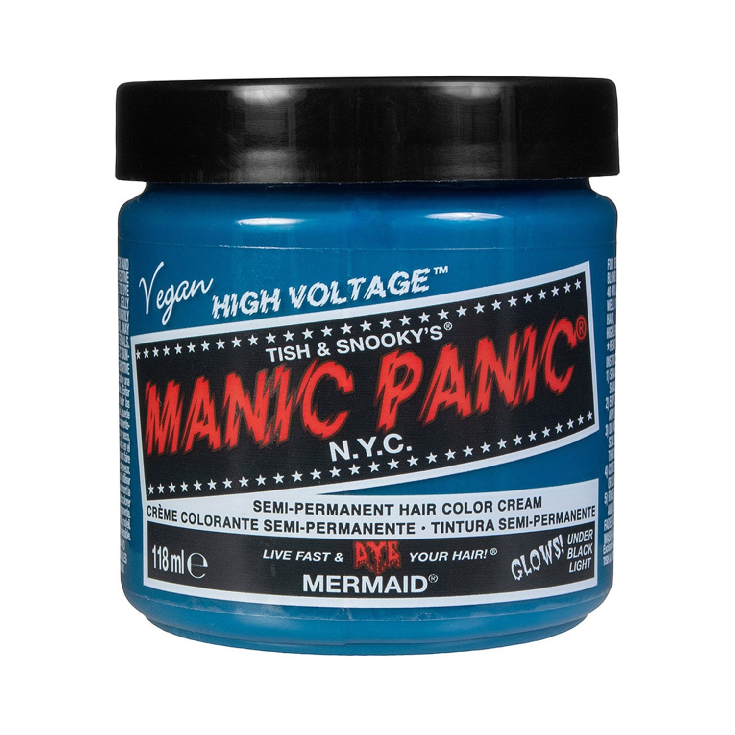 Manic Panic | Manic Panic Classic High Voltage Semi Permanent Hair Color Cream - Mermaid (118ml)