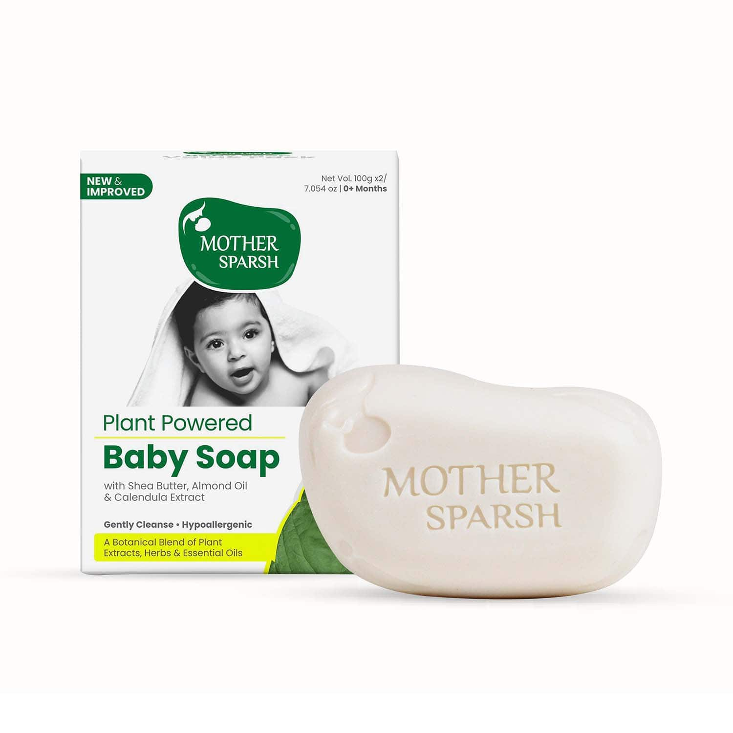 Mother Sparsh | Mother Sparsh Plant Powered Natural Baby Soap (2Pcs)