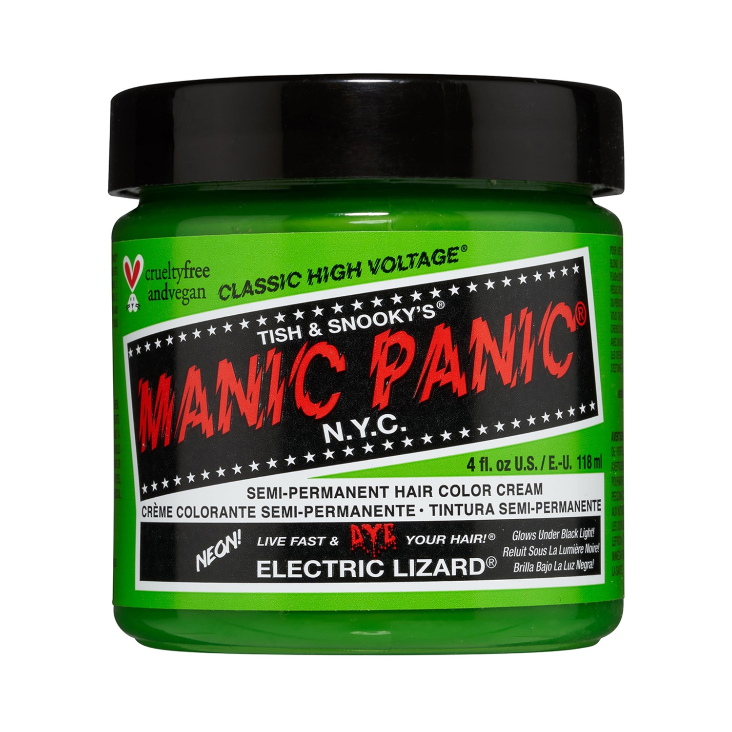 Manic Panic | Manic Panic Classic High Voltage Semi Permanent Hair Color Cream - Electric Lizard (118ml)