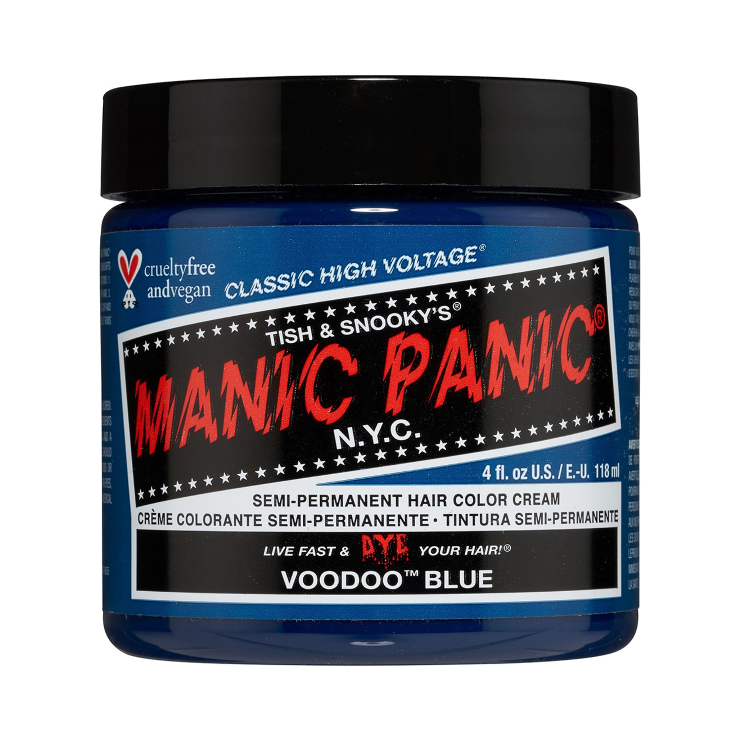 Manic Panic | Manic Panic Classic High Voltage Semi Permanent Hair Color Cream - Voodoo Blue (118ml)