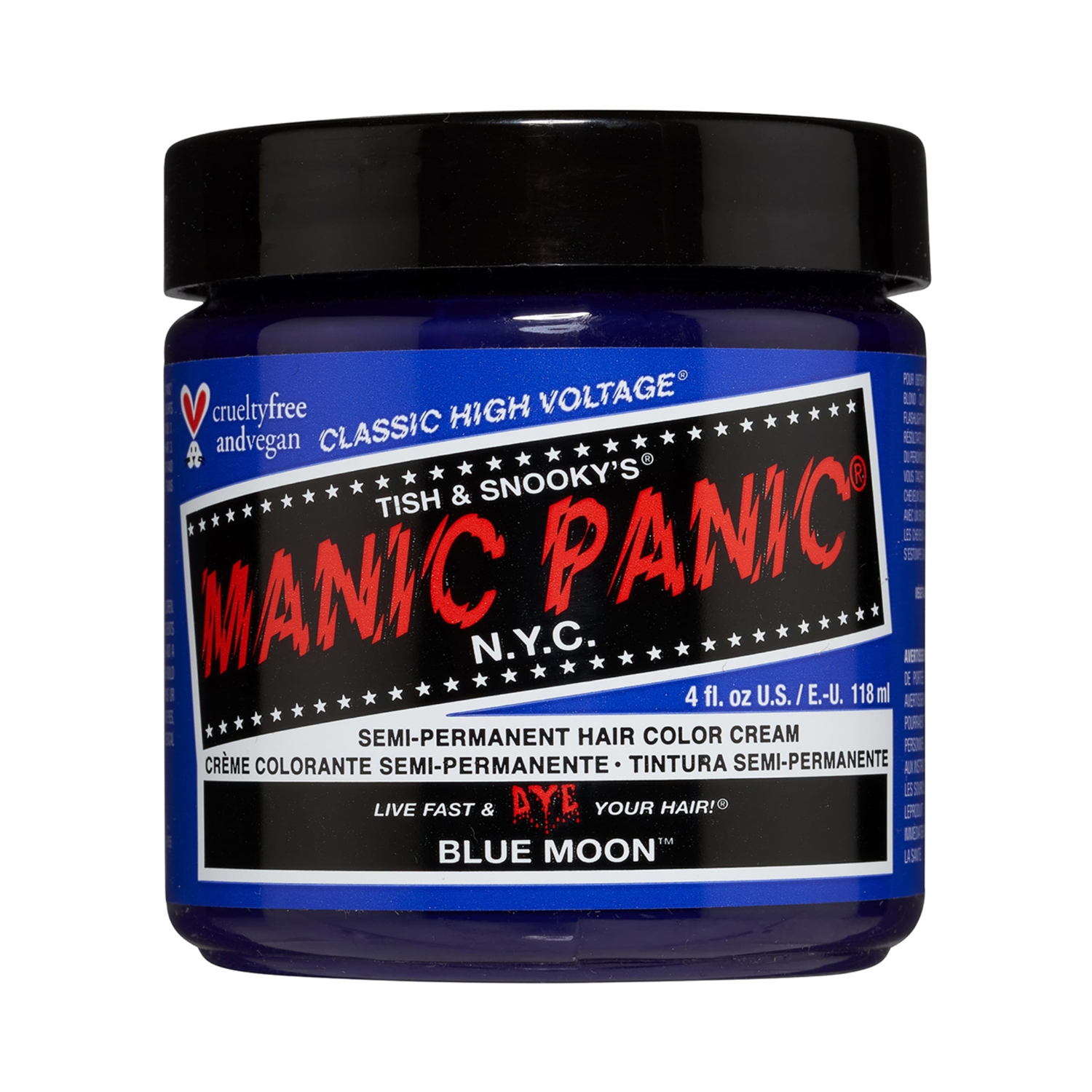 Manic Panic | Manic Panic Classic High Voltage Semi Permanent Hair Color Cream - Blue Moon (118ml)