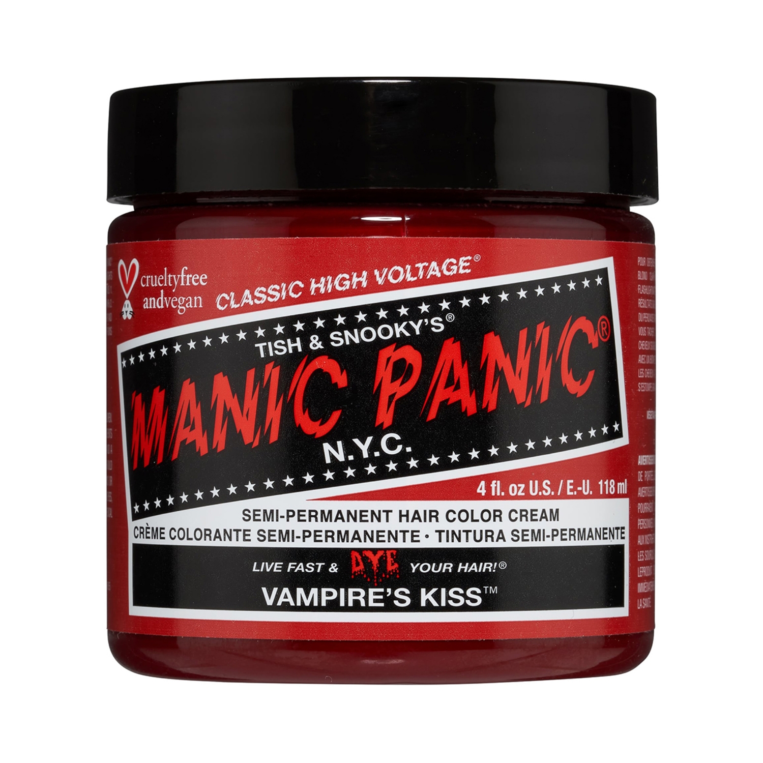 Manic Panic | Manic Panic Classic High Voltage Semi Permanent Hair Color Cream - Vampire's Kiss (118ml)