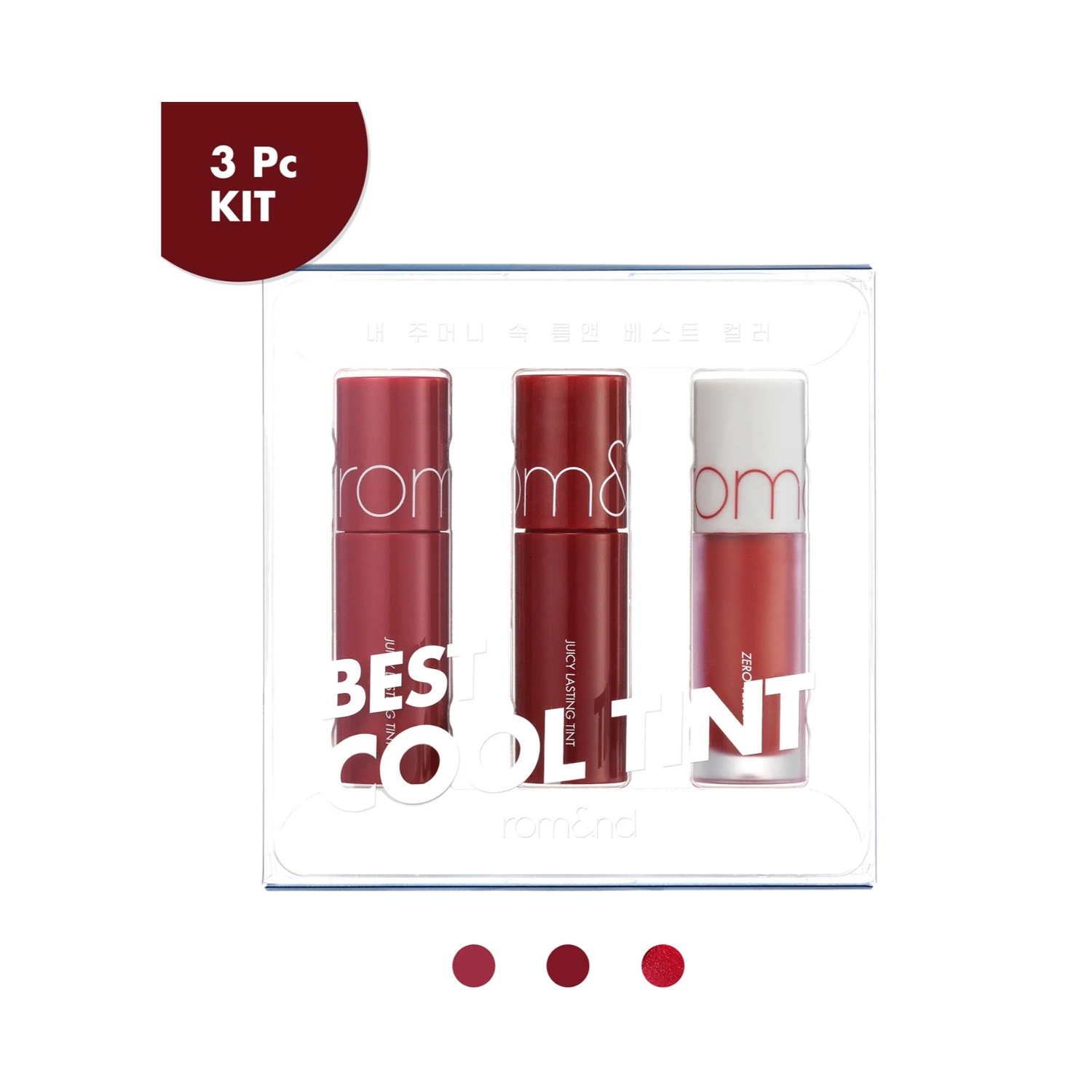 Rom&nd | Rom&nd Best Tint Edition Kit - 02 Cooltone Pick (3 Pcs)