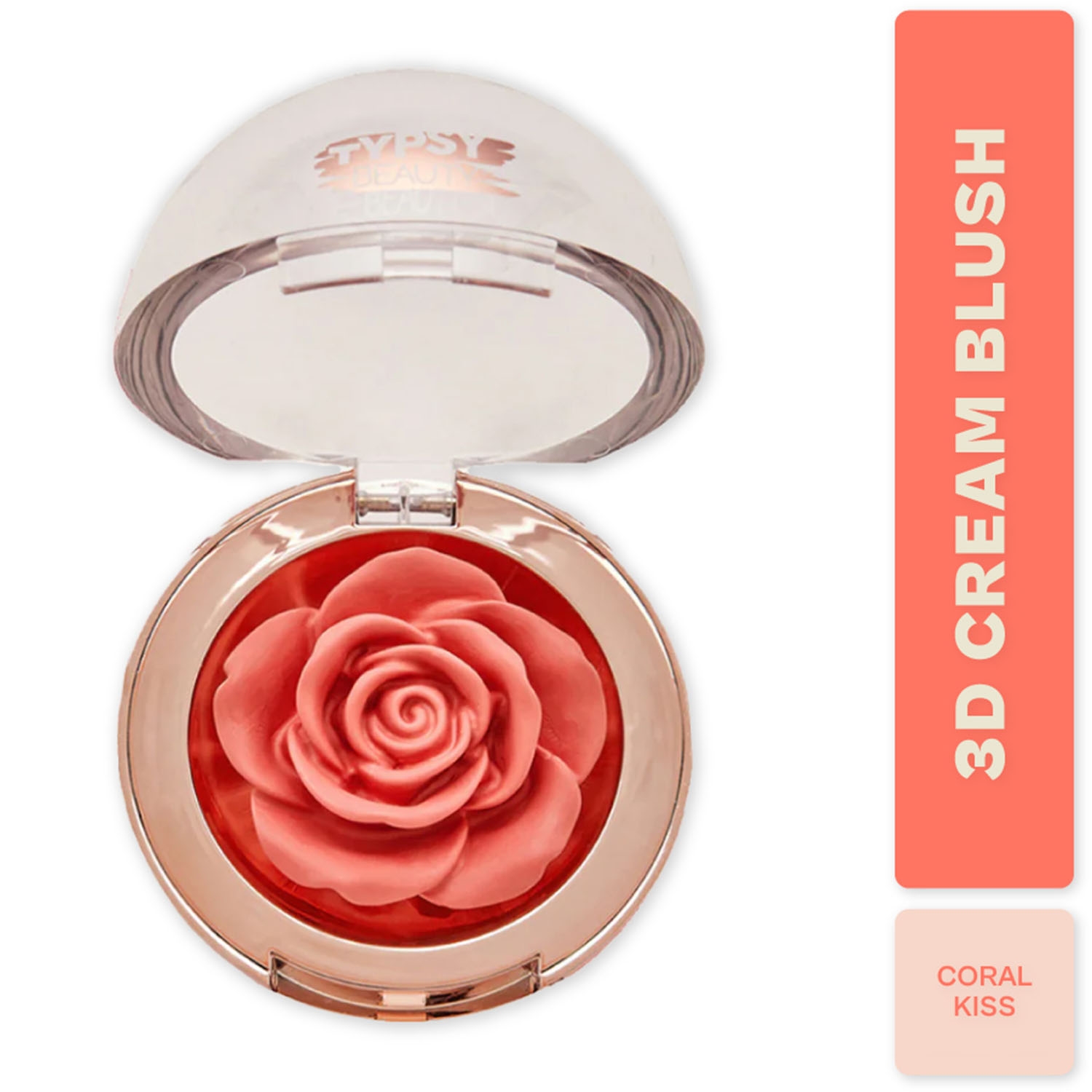 Typsy Beauty | Typsy Beauty Enchanted Garden 3D Rose Blush - Coral Kiss (4.8g)