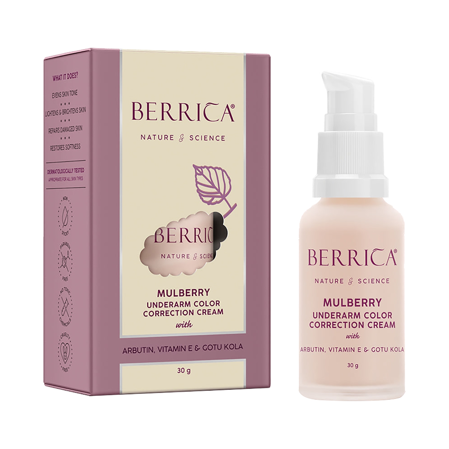 Berrica | Berrica Mulberry Underarm Color Correction Cream (30g)