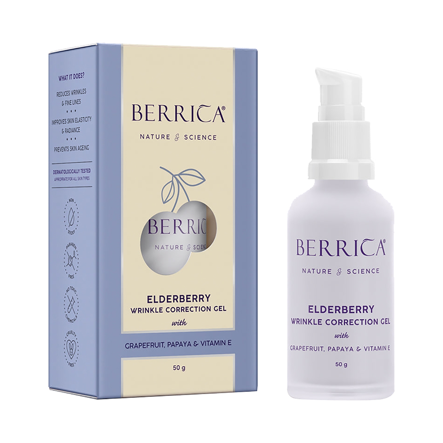 Berrica Elderberry Wrinkle Correction Gel (50g)