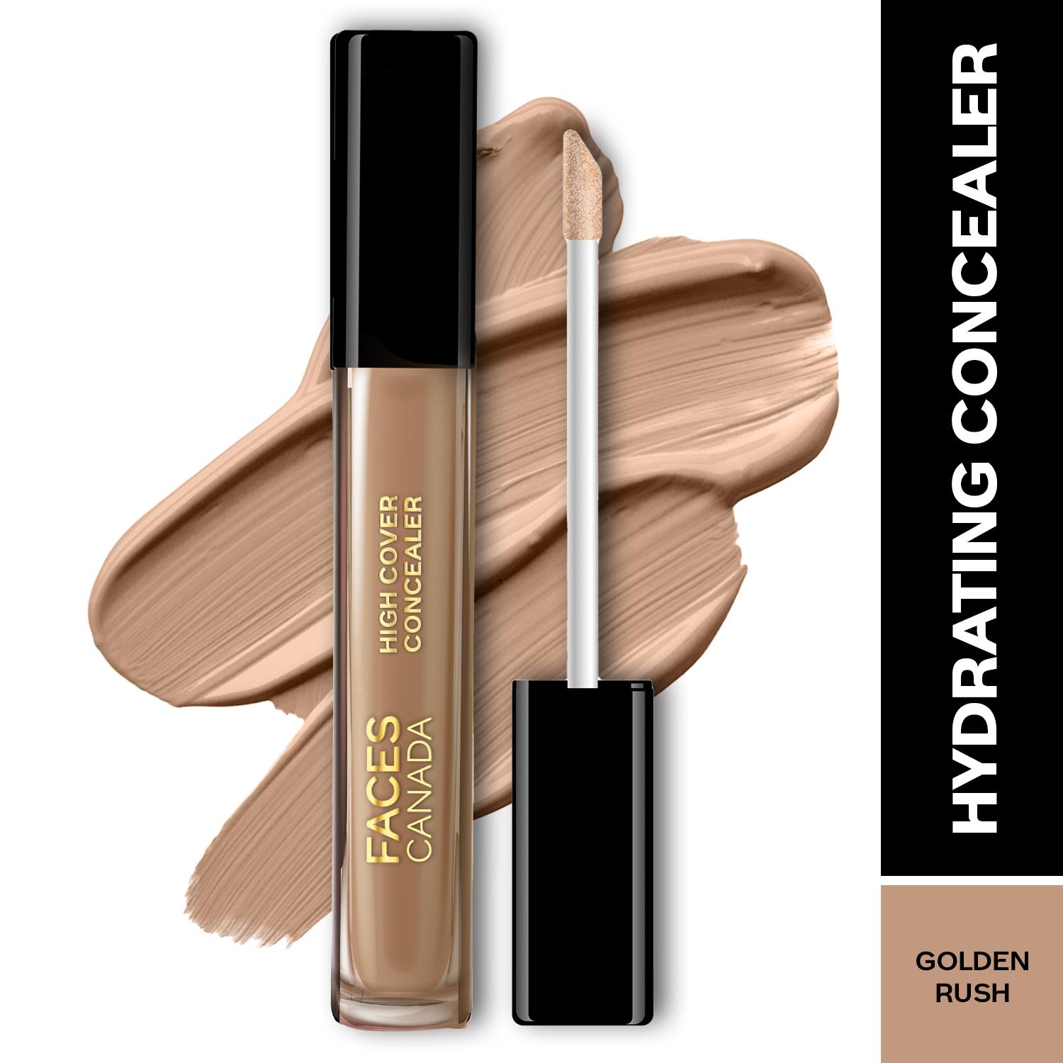 Faces Canada | Faces Canada High Cover Concealer - Golden Rush 06, Blends Easily, Natural Finish (4 ml)