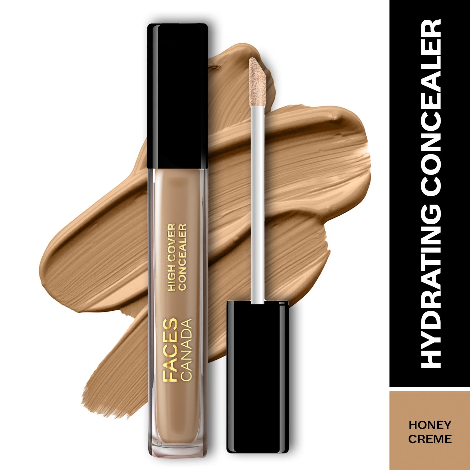 Faces Canada | Faces Canada High Cover Concealer - Honey Creme 02, Blends Easily, Natural Finish (4 ml)