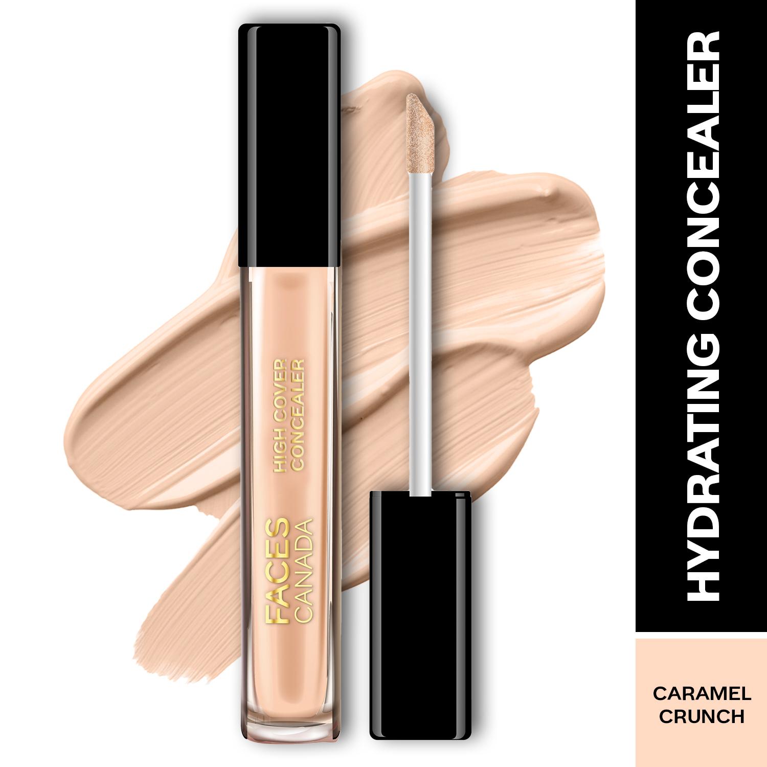 Faces Canada | Faces Canada High Cover Concealer - Caramel Crunch 03, Blends Easily, Natural Finish (4 ml)