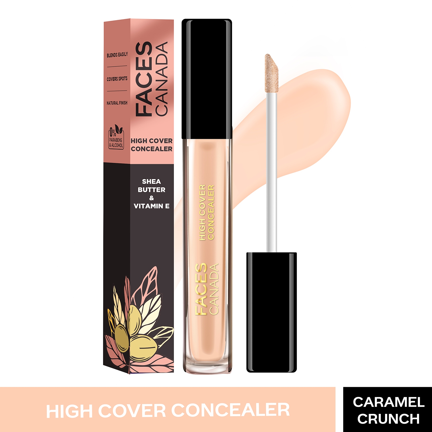 Faces Canada | Faces Canada High Cover Concealer - 03 Caramel Crunch (4ml)