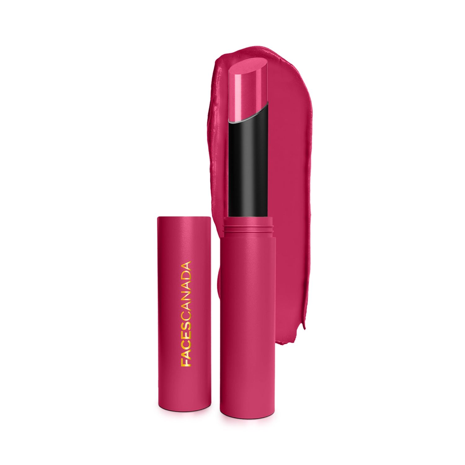 Faces Canada | Faces Canada 3-In-1 Long Stay Matte Lipstick - 01 Romantic Maroon (2g)