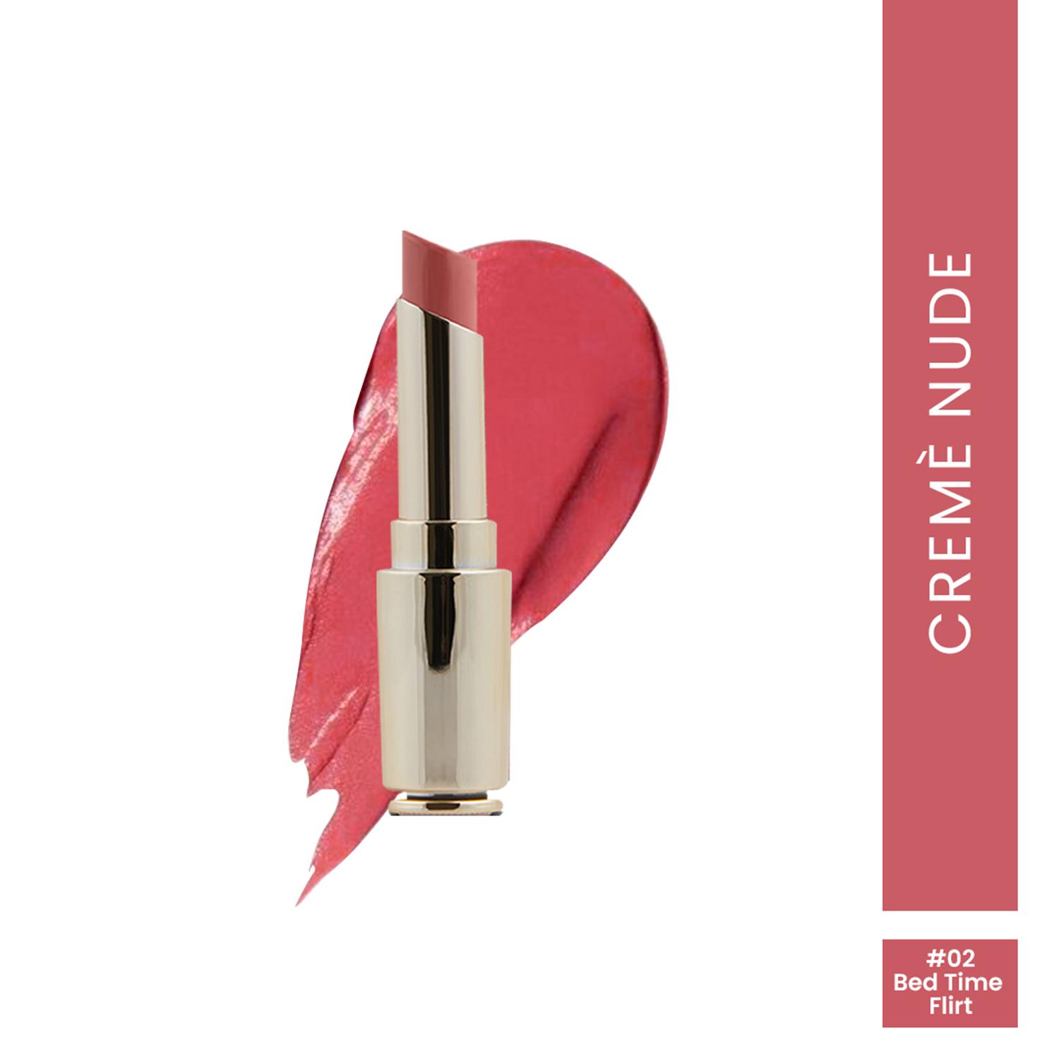 Charmacy Milano Flattering Nude Lipstick - 02 Bed Time Flirt (3.8g)