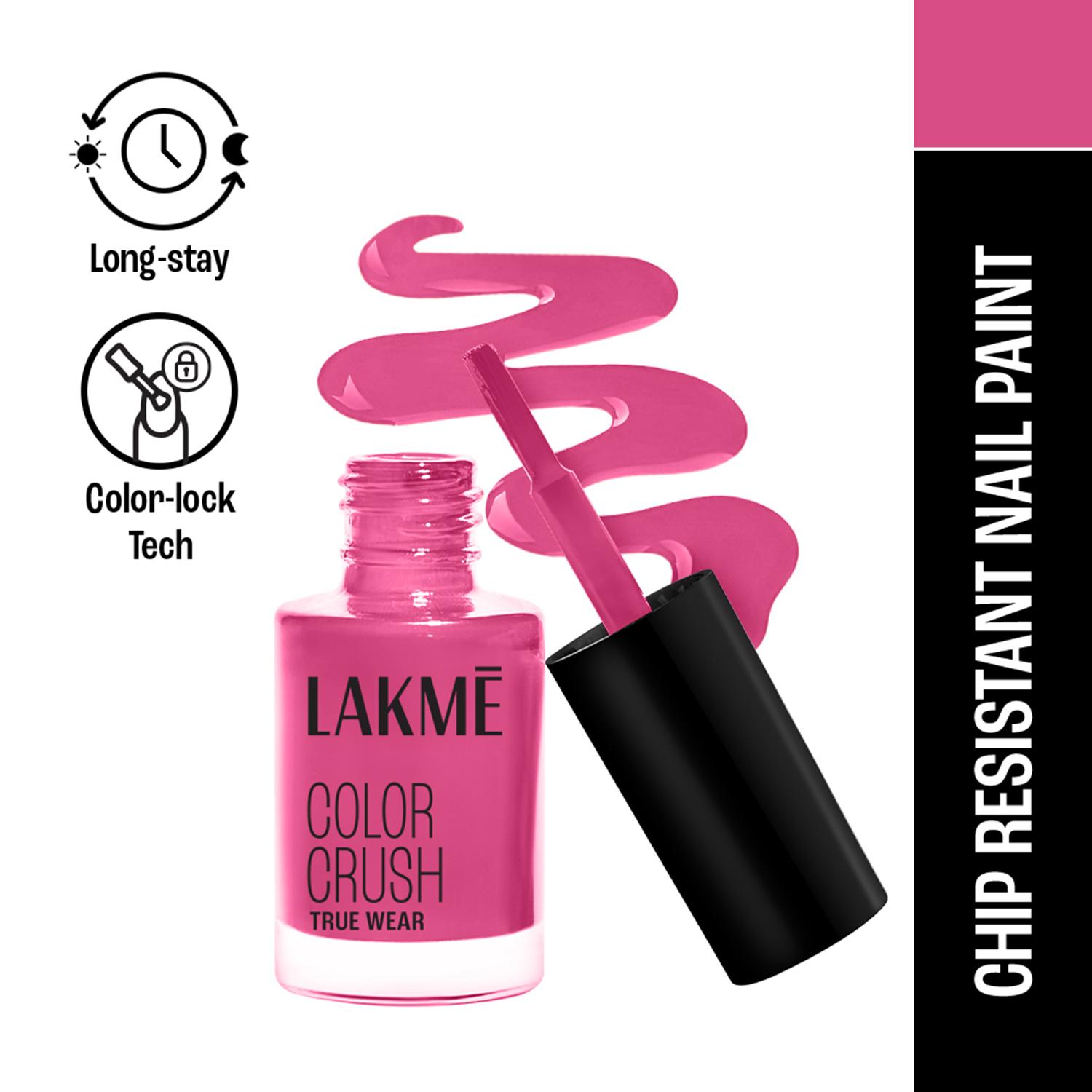Lakme | Lakme True Wear Color Crush Nail Polish Long Lasting & Vibrant Nail Paint 506 (6 ml)